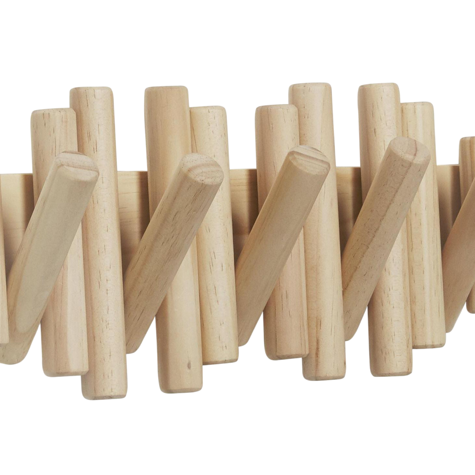 Coat rack Picket, 38 cm, natural