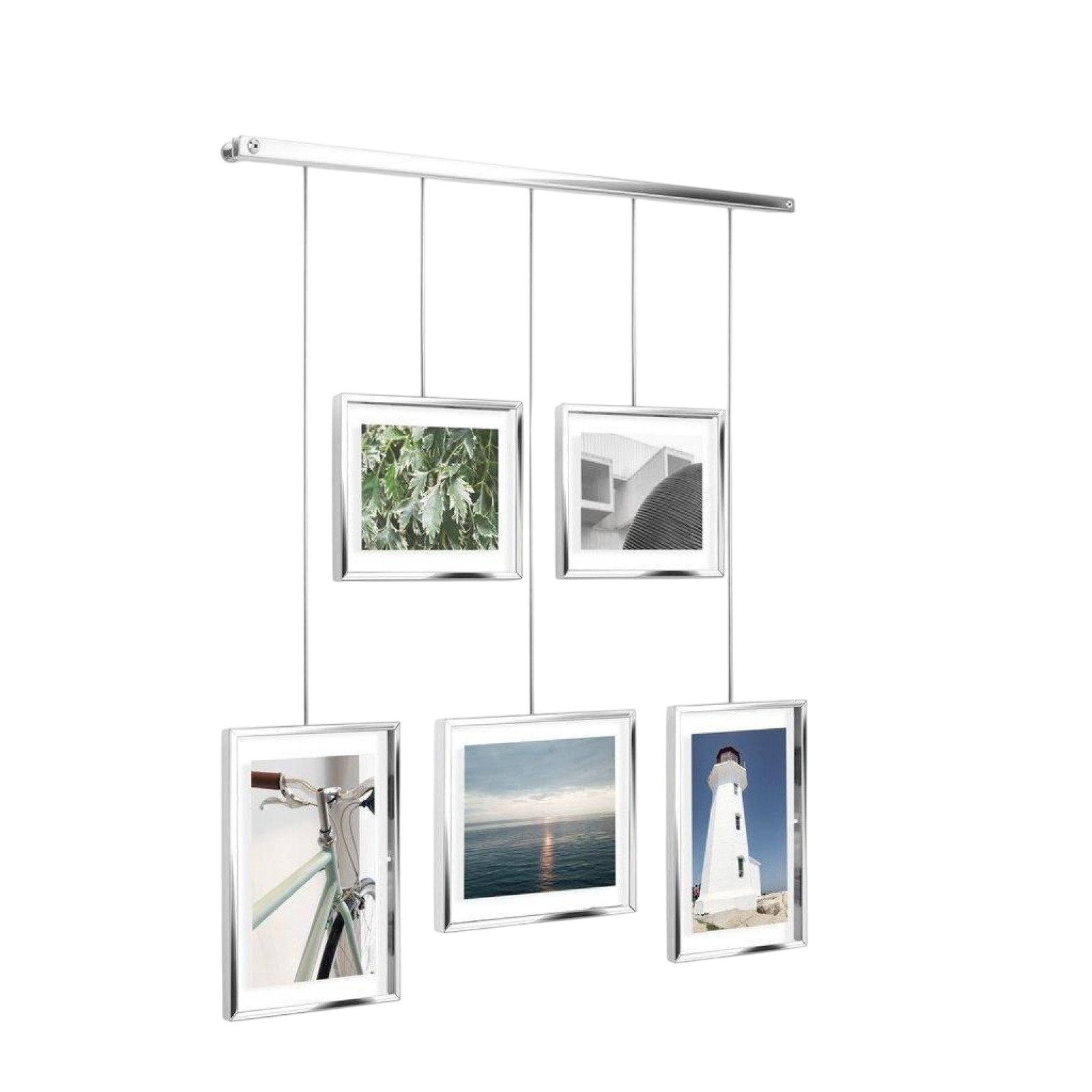 Exhibit picture frame, 70 x 66 cm, silver