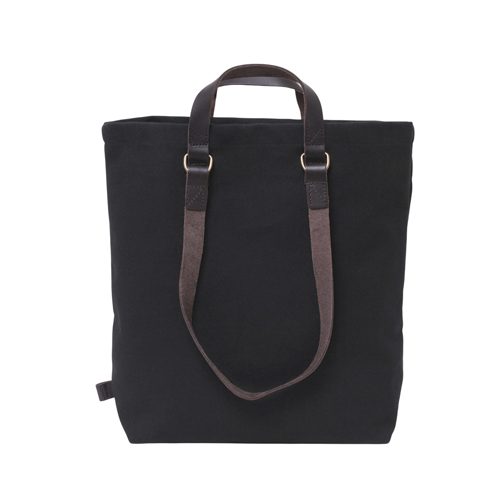 Shopper Sam black, leather brown