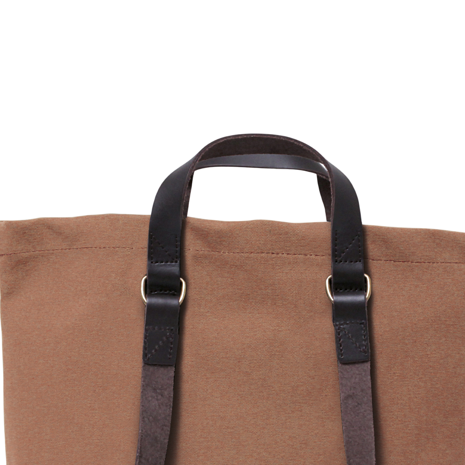Shopper Sam mahogany, brown leather
