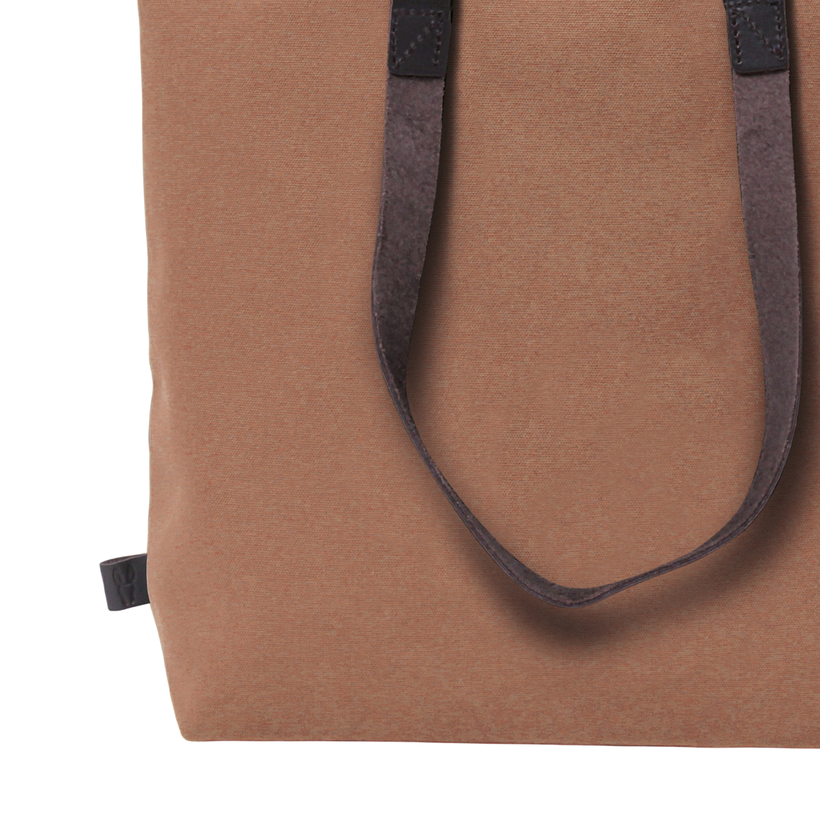 Shopper Sam mahogany, brown leather