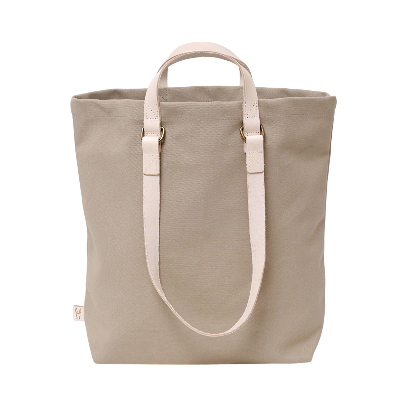 Shopper Sam Sand, natural leather