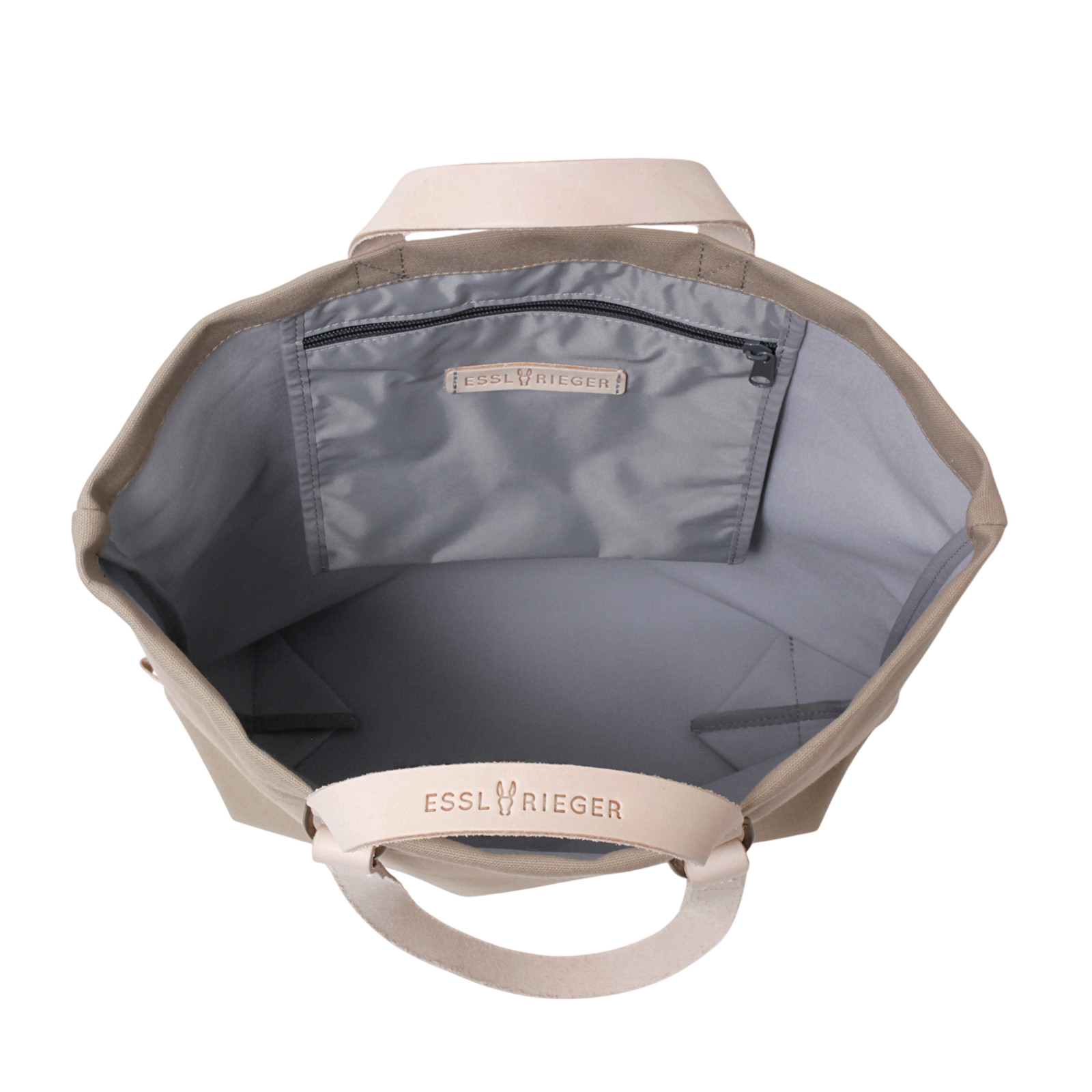 Shopper Sam Sable, cuir naturel