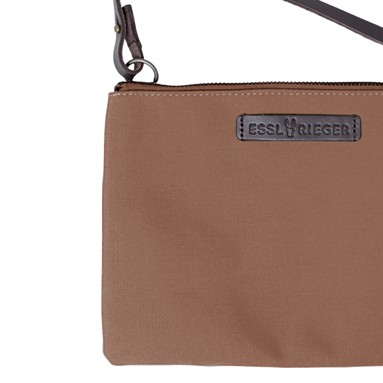 Clutch Charlie mahogany, brown leather