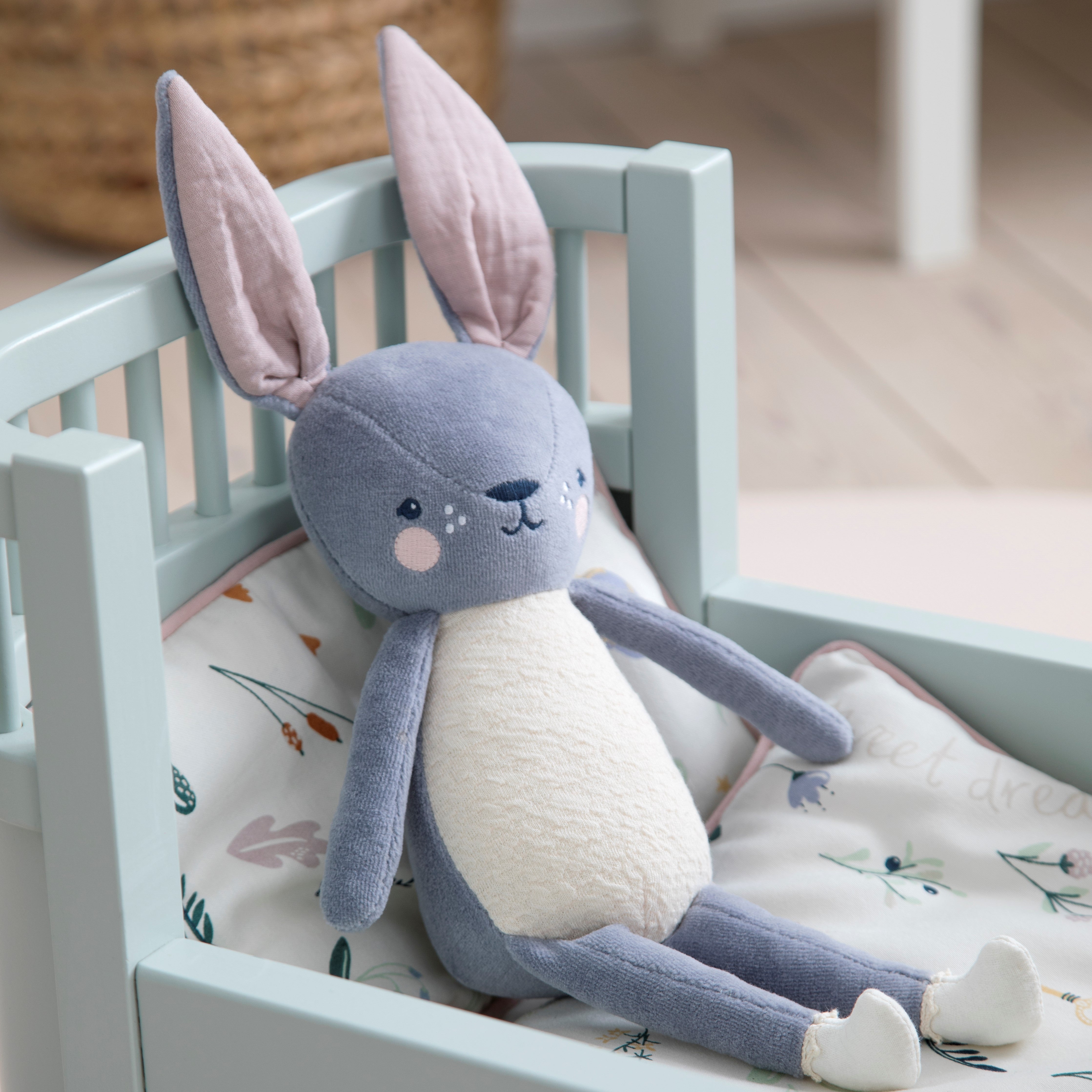 Puppenbett Mist Green