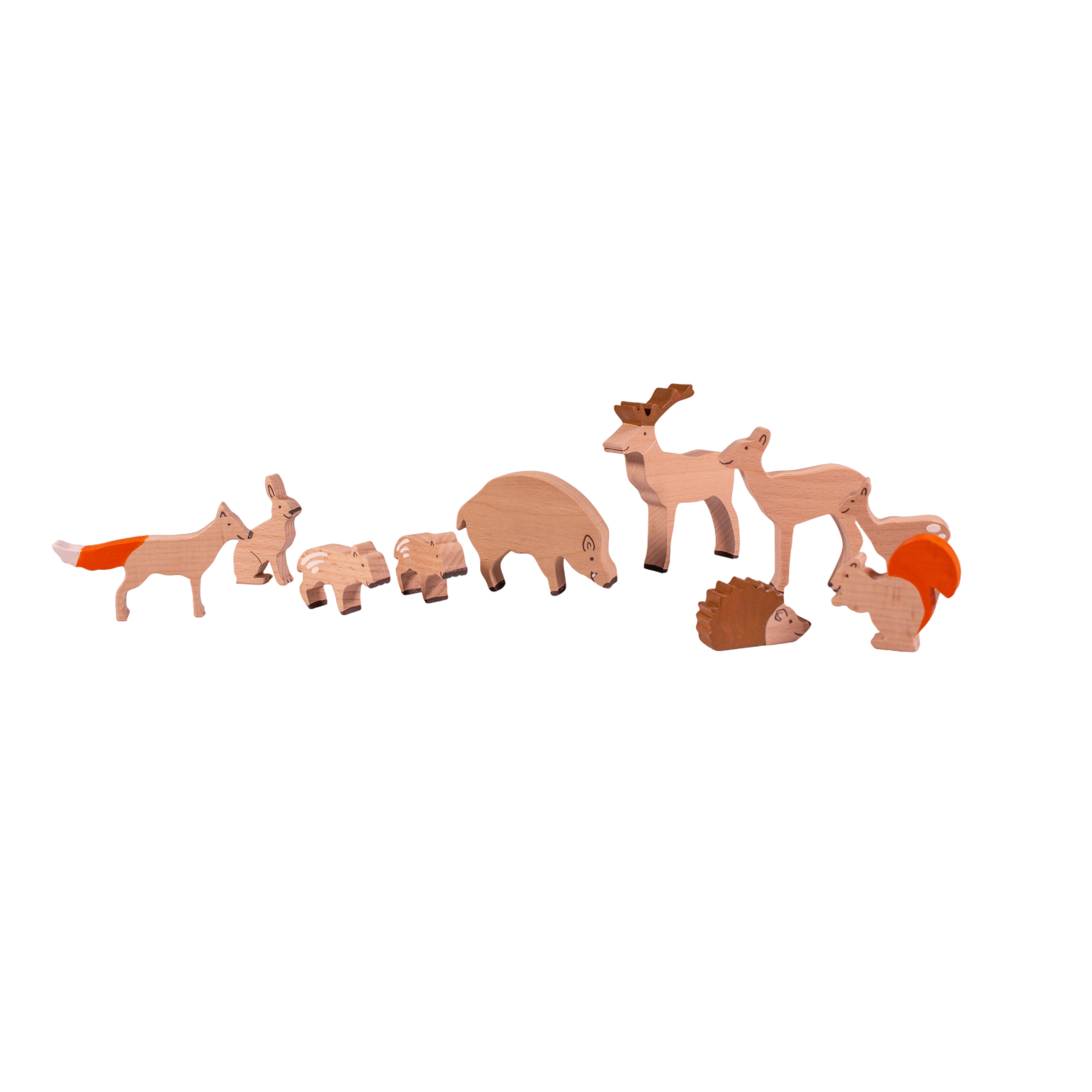 Assortiment d'animaux de la forêt