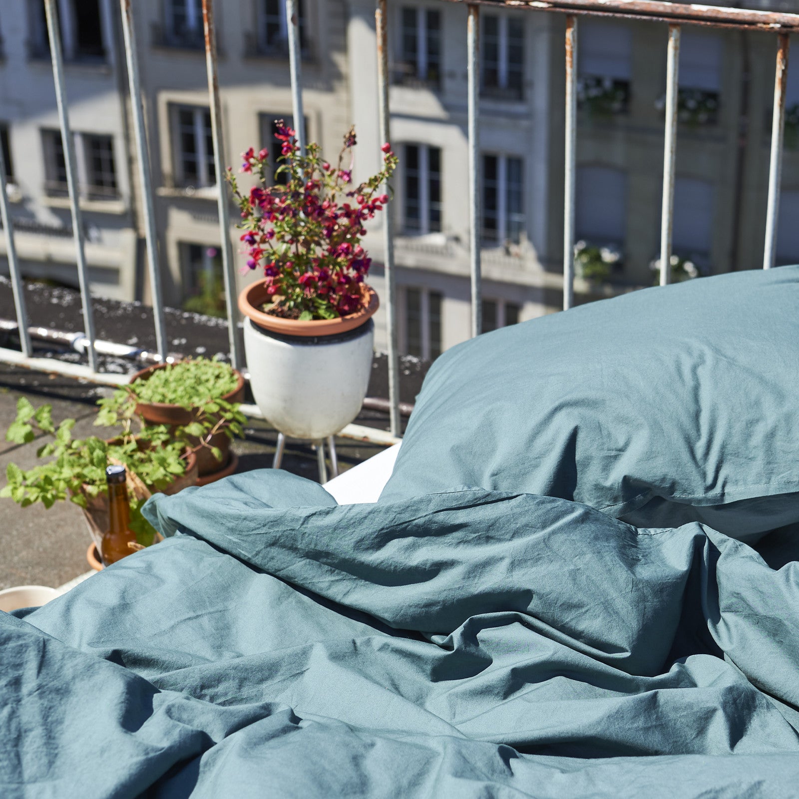 Comforter cover Louise dark green