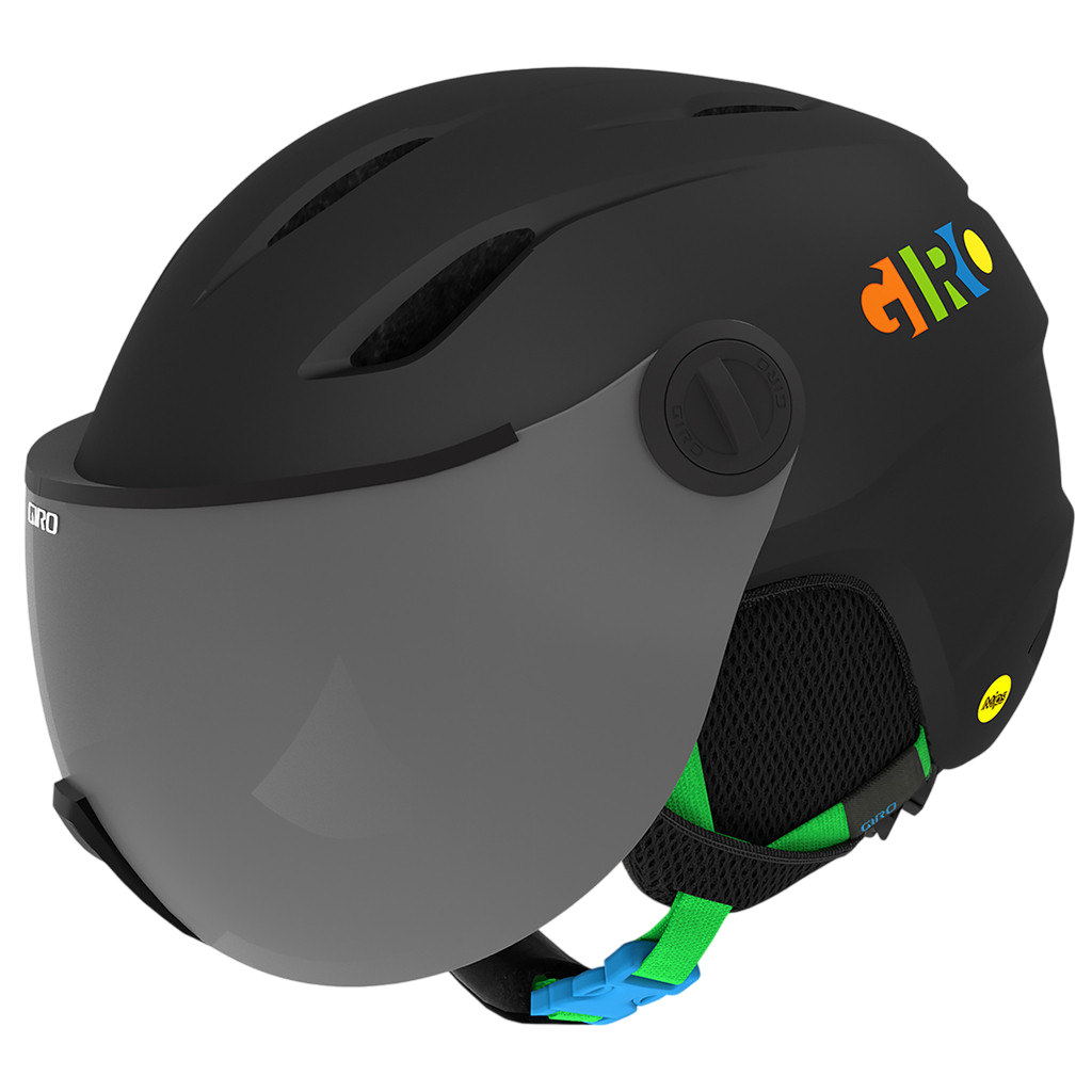Ski helmet Buzz MIPS matte black/party blocks