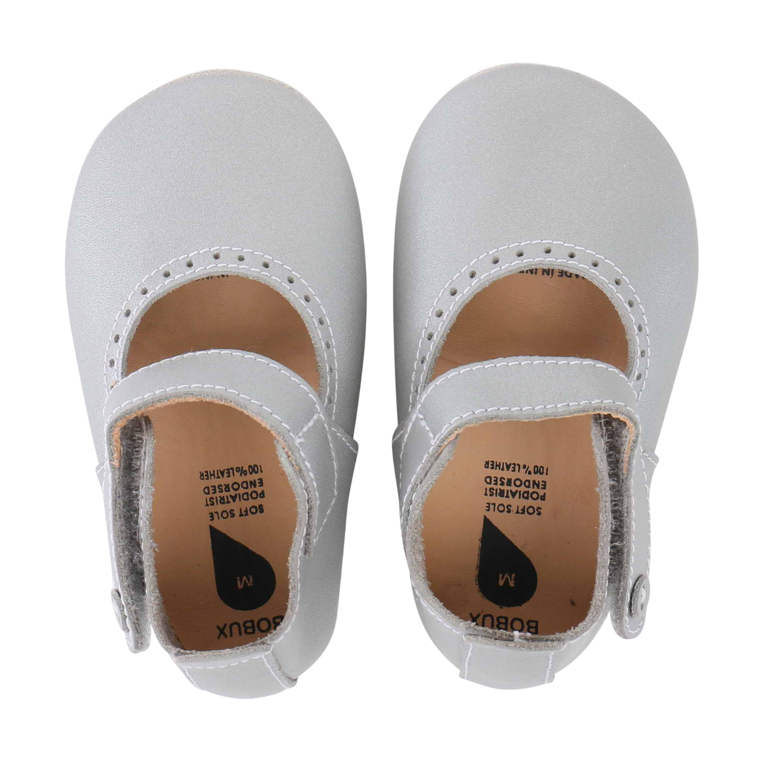 Bobux Silver Mary Jane