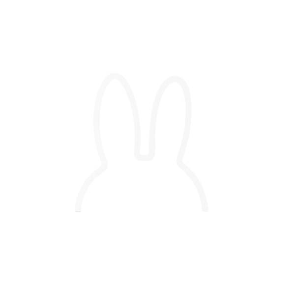 Miffy wall decoration medium - white