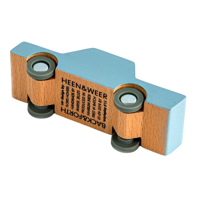 Holzauto Blue