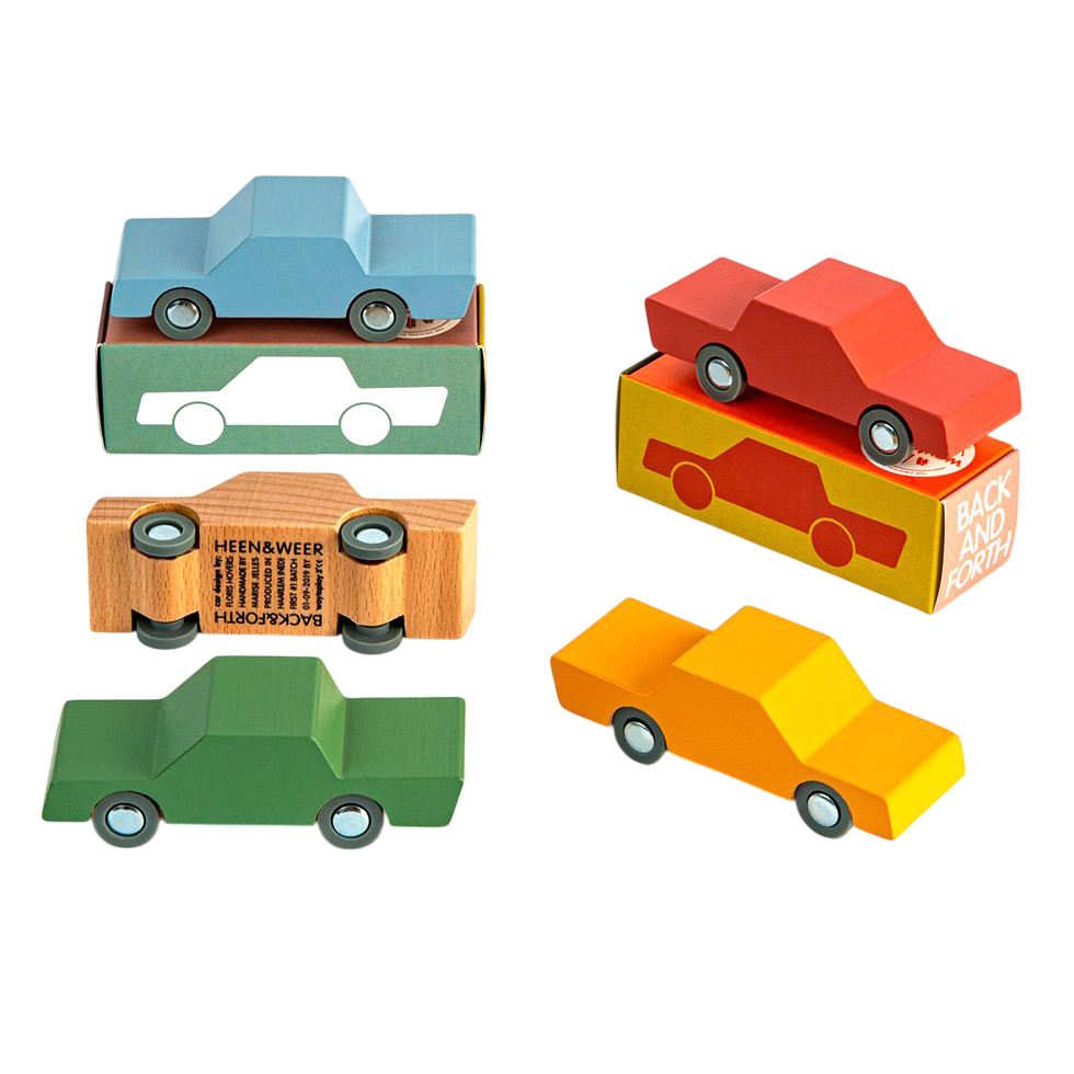 Holzauto Blue