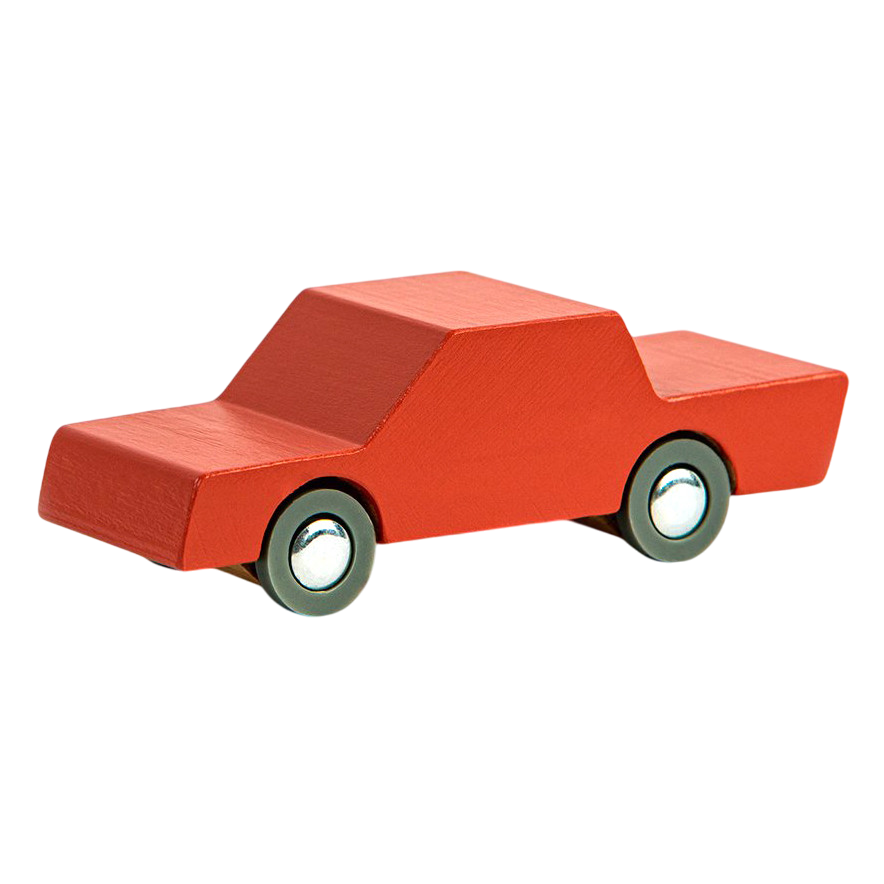 Holzauto Rot