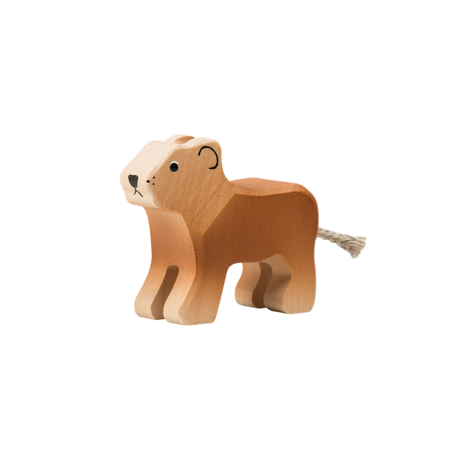 Trauffer Holzfigur Löwe klein