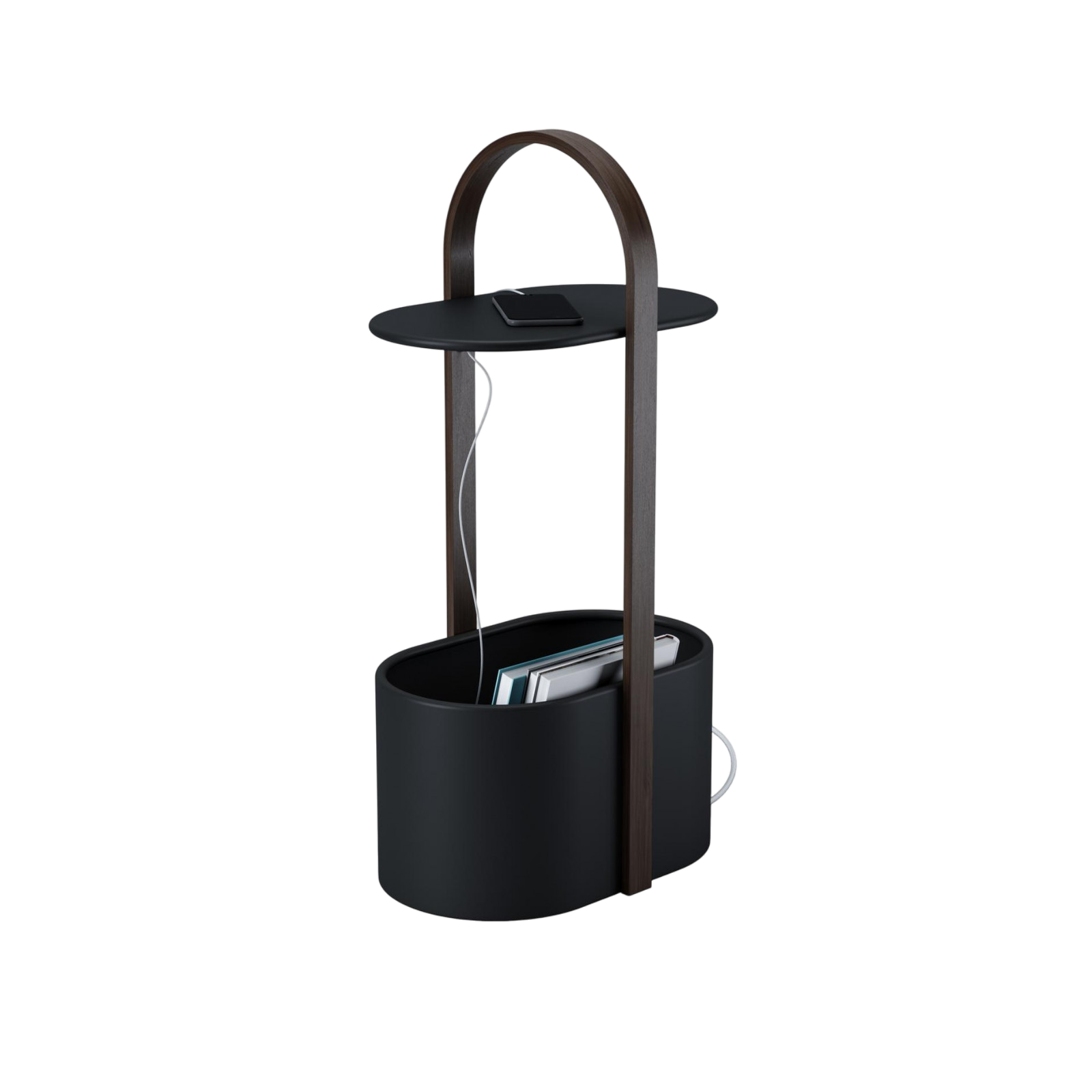 Table d'appoint Bellwood, noir