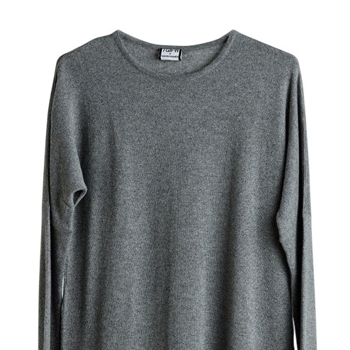 Kaschmir Strickkleid grau