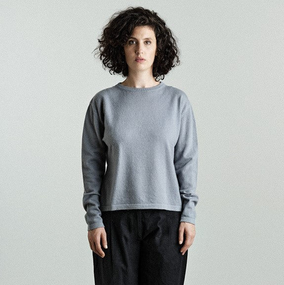 Kaschmir Strickpullover brau grau