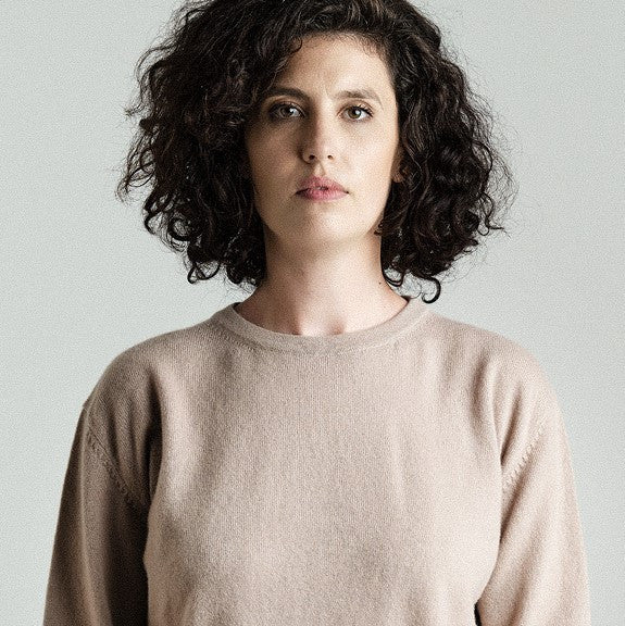 Kaschmir Strickpullover nude