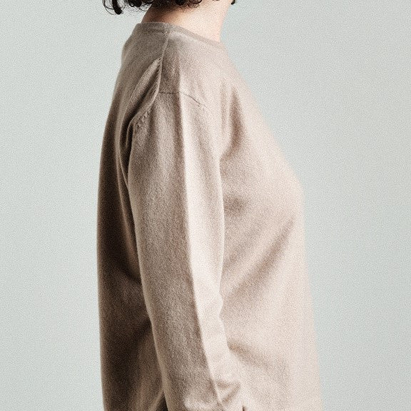 Kaschmir Strickpullover nude