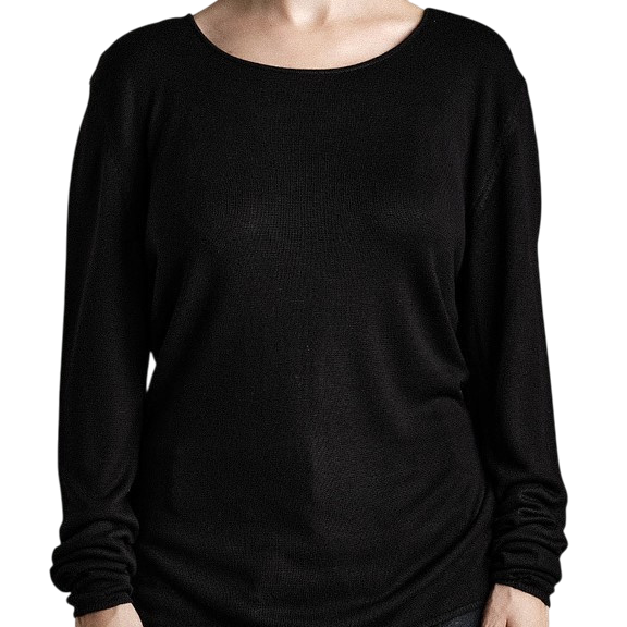 Bambus Sweater schwarz