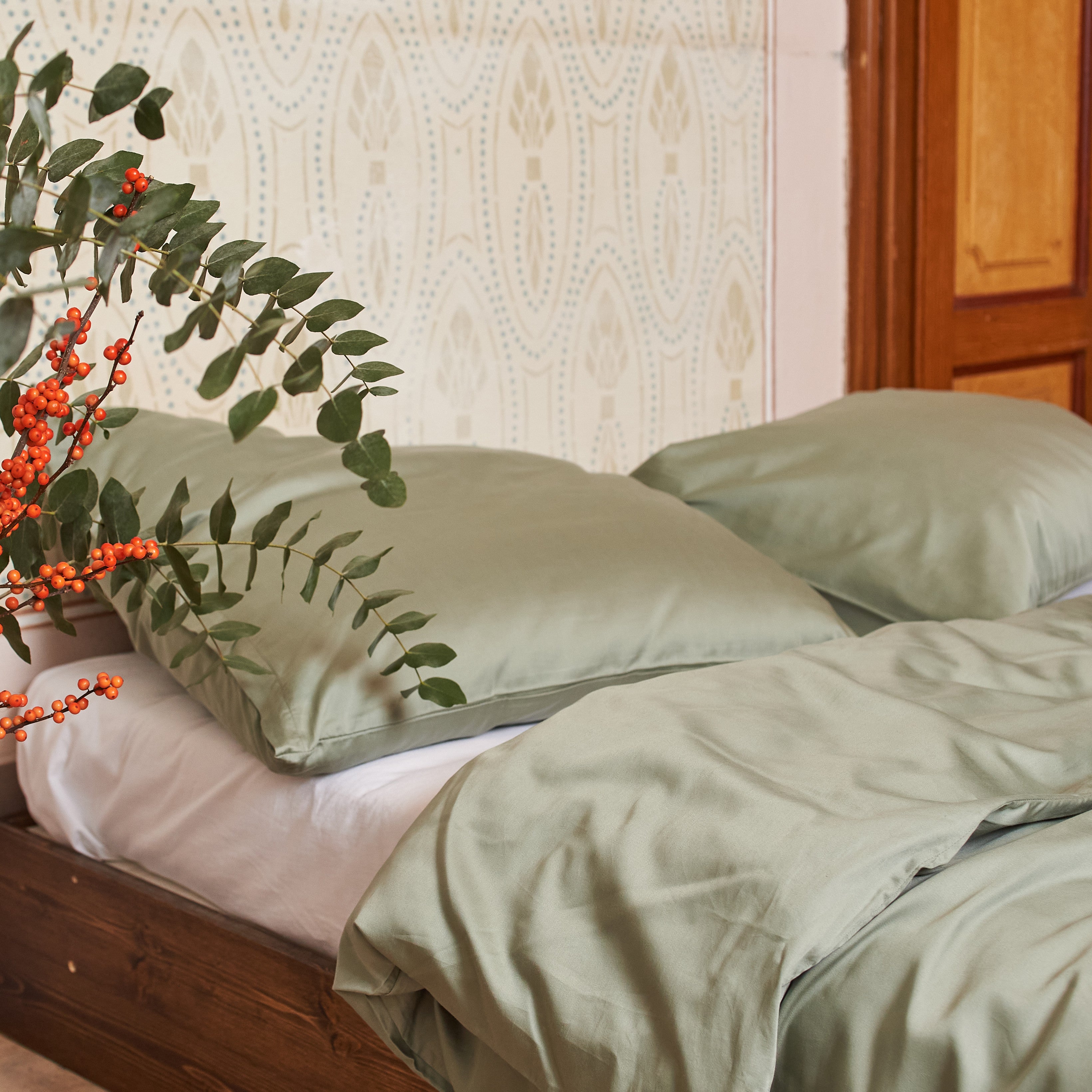 BRAGA eucalyptus, housse de couette 200x210 cm