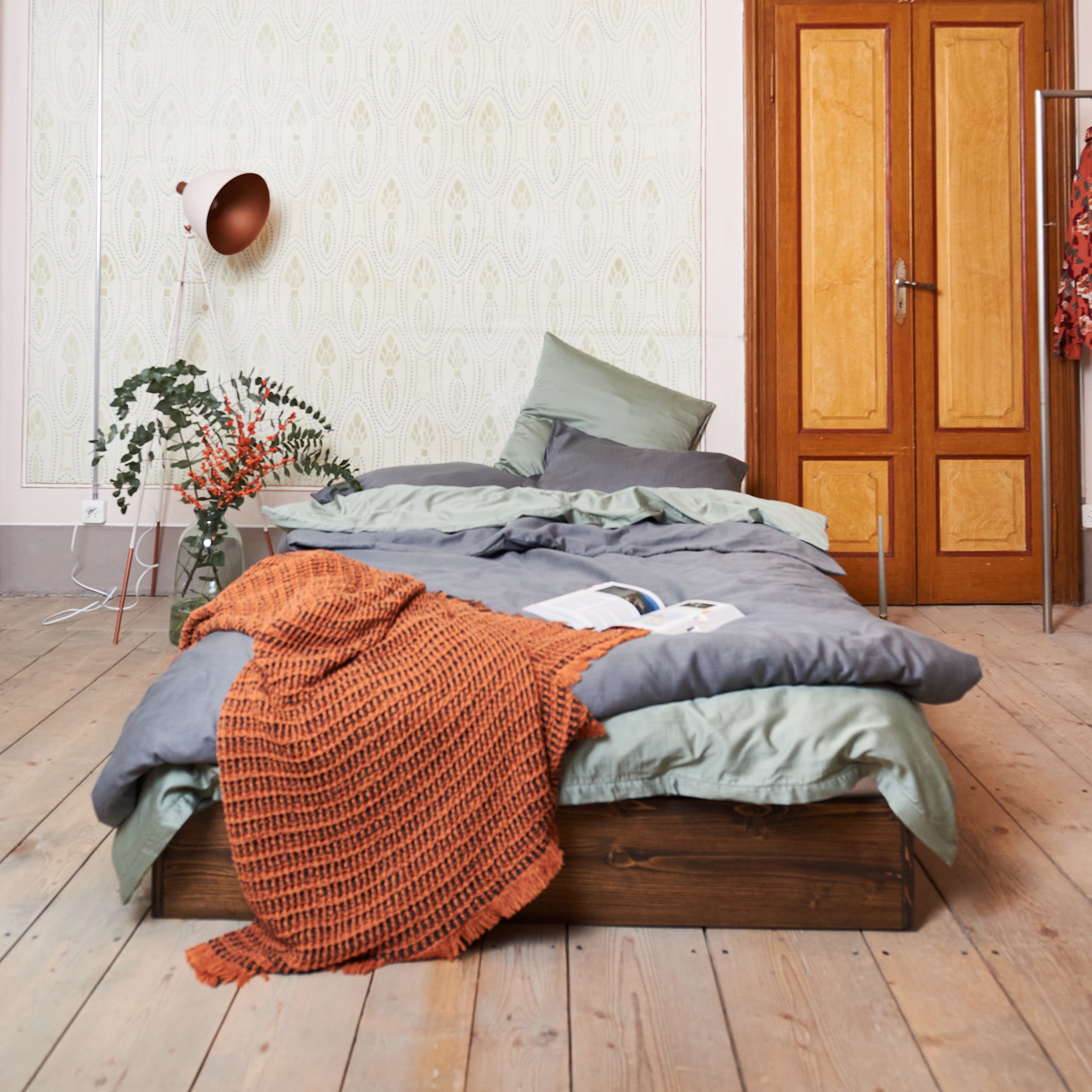 BRAGA stone, housse de couette 200x210 cm