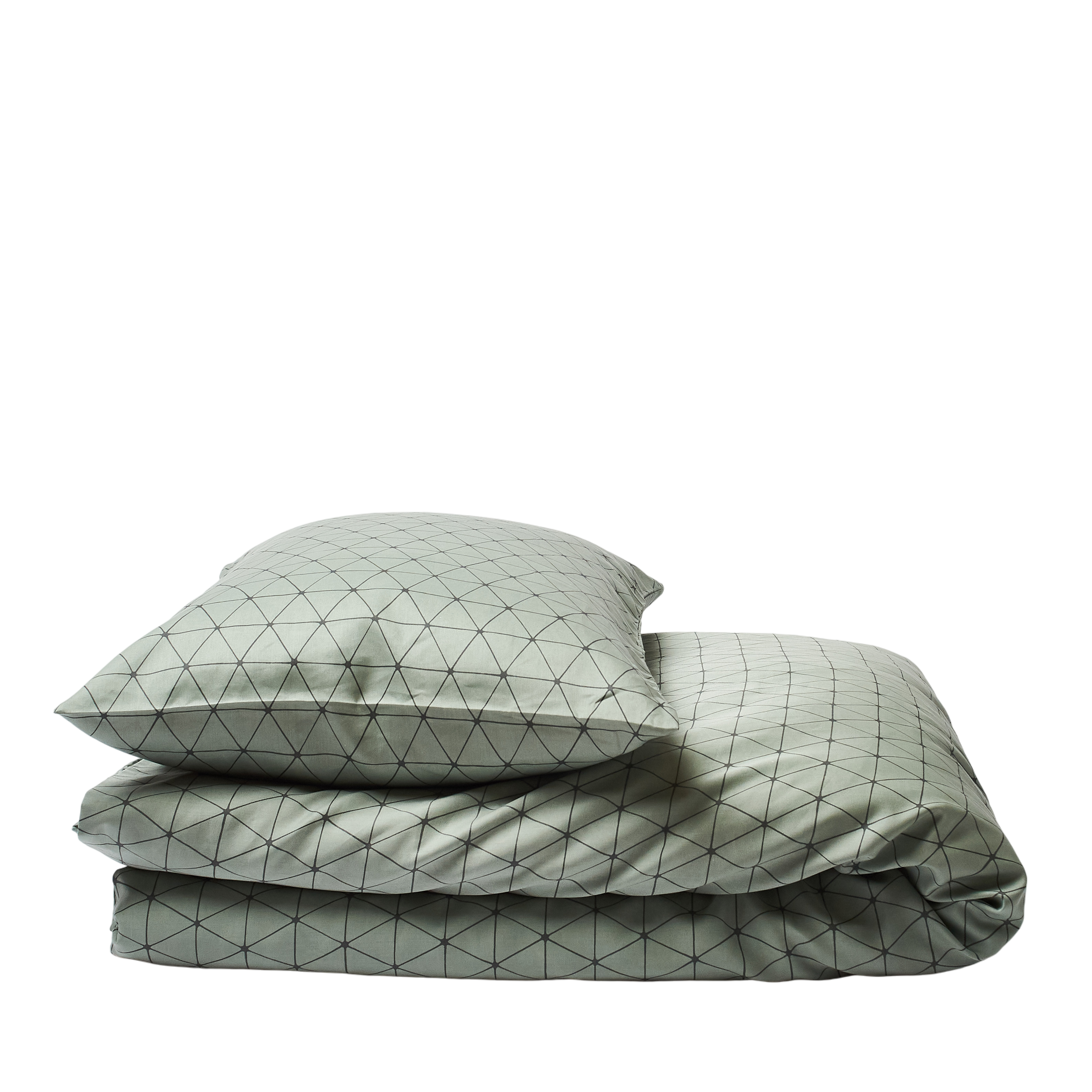 PENICHE eucalyptus, housse de couette 160x210 cm