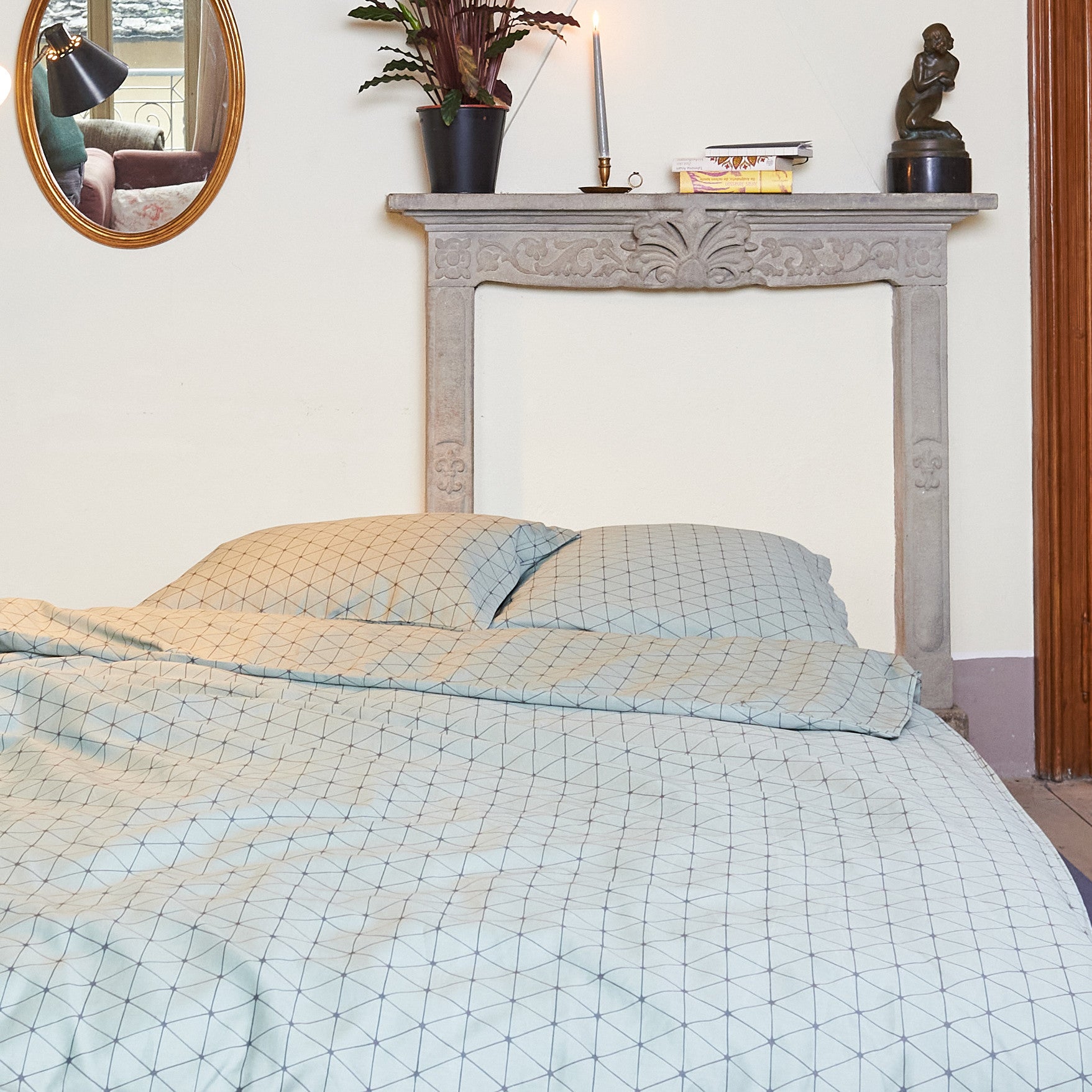 PENICHE eucalyptus, Taie d'oreiller 65x100 cm