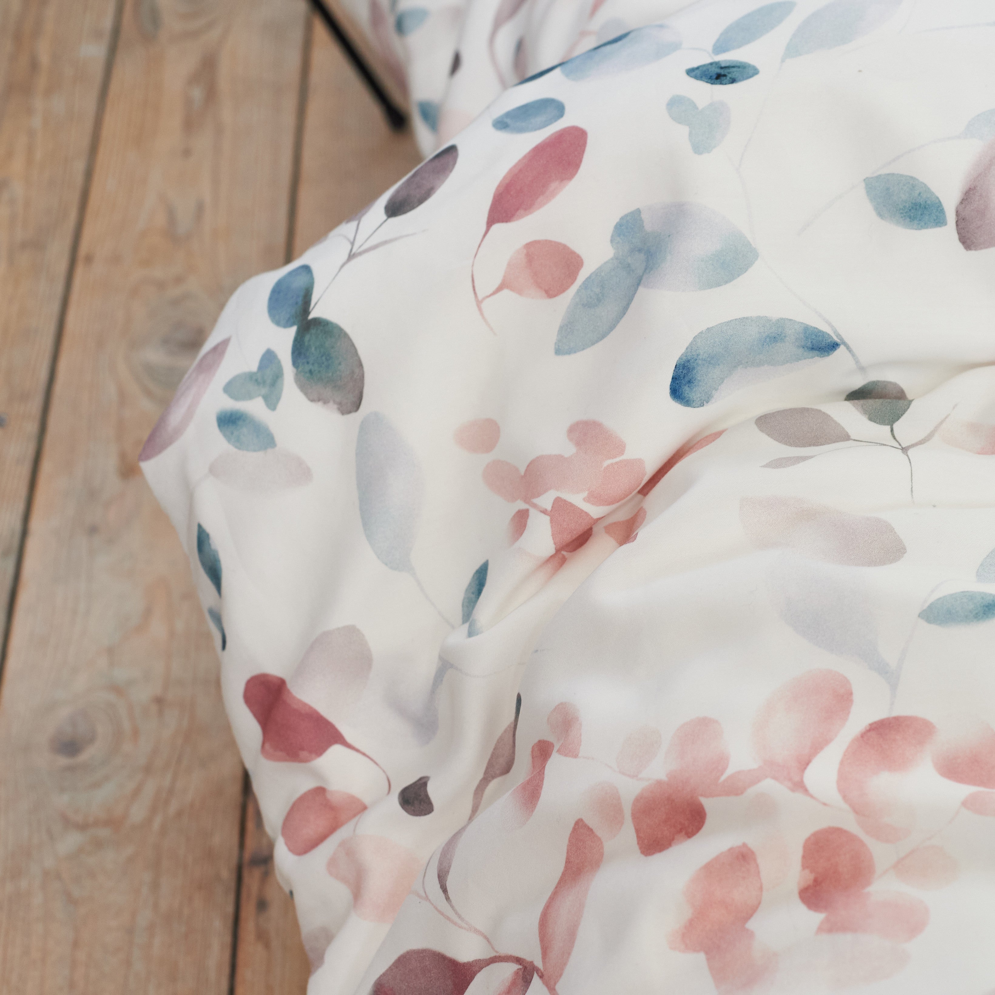 GREINA ocean blue/cassis, Duvetbezug 160x210 cm