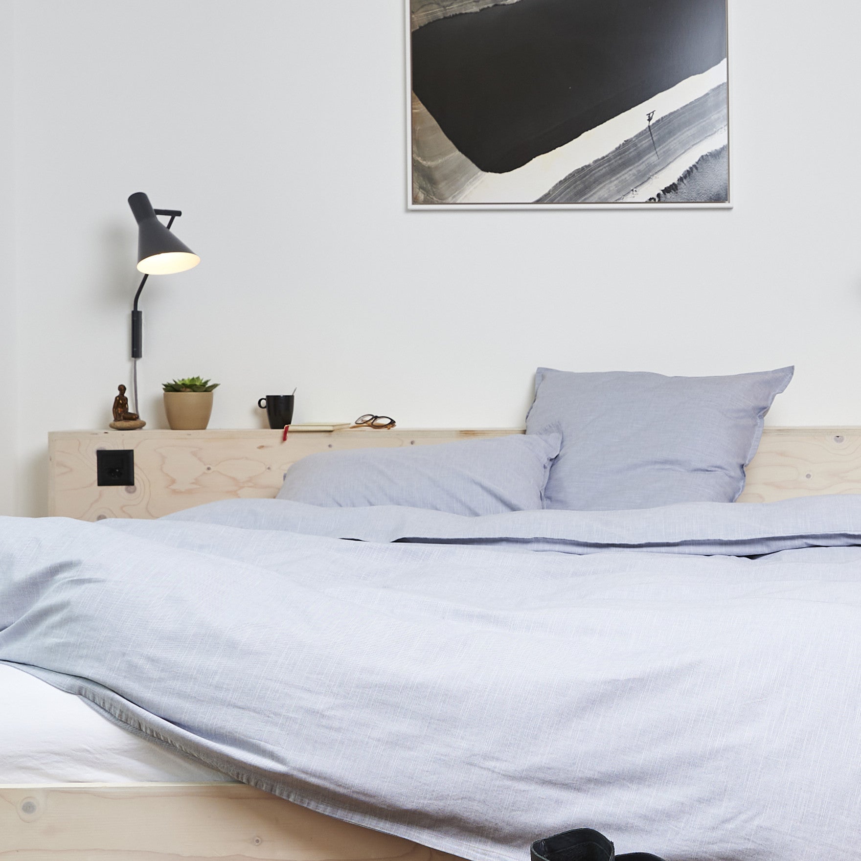 NYHOLM stone, Taie d'oreiller 50x70 cm