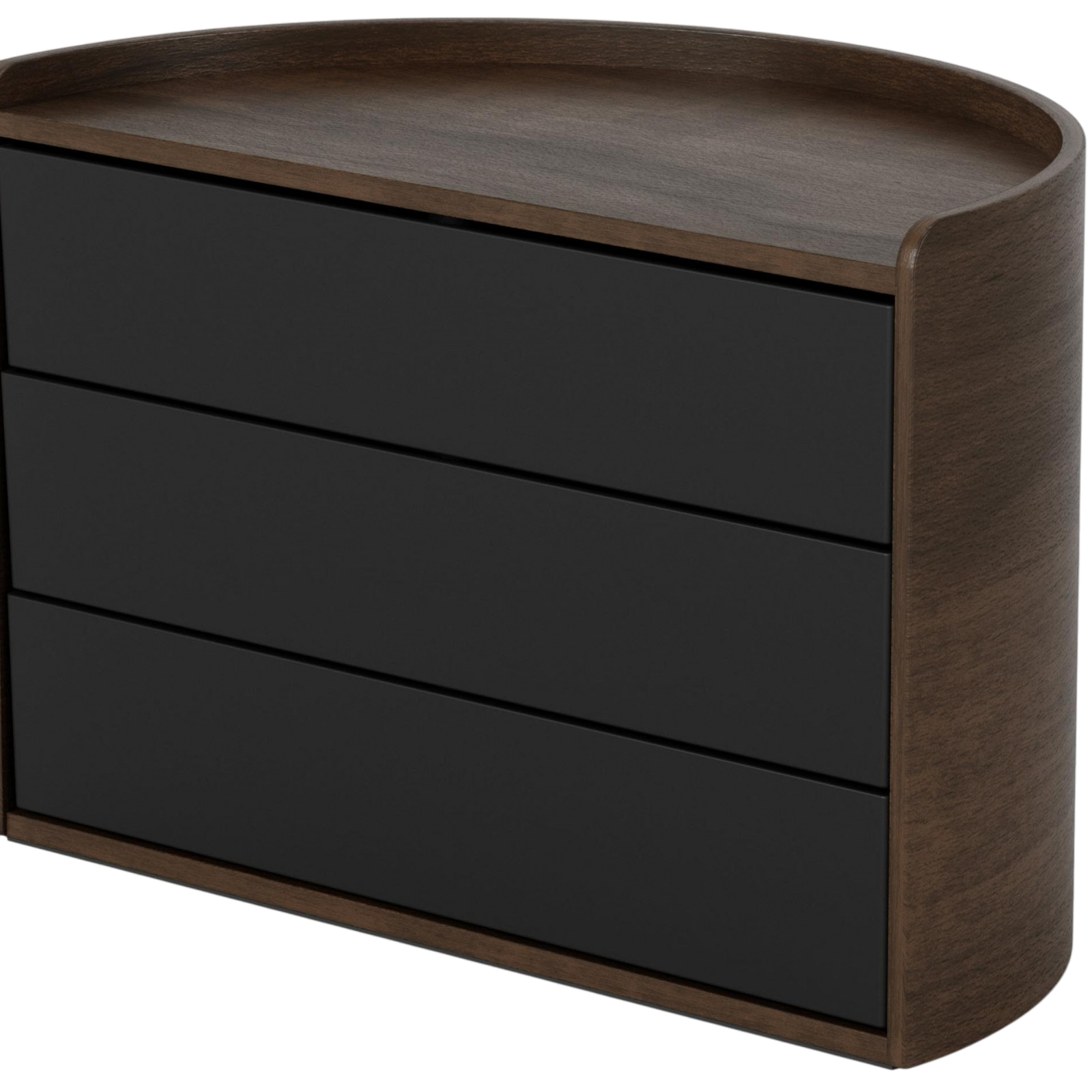 Boîte à bijoux Moona bois, noir