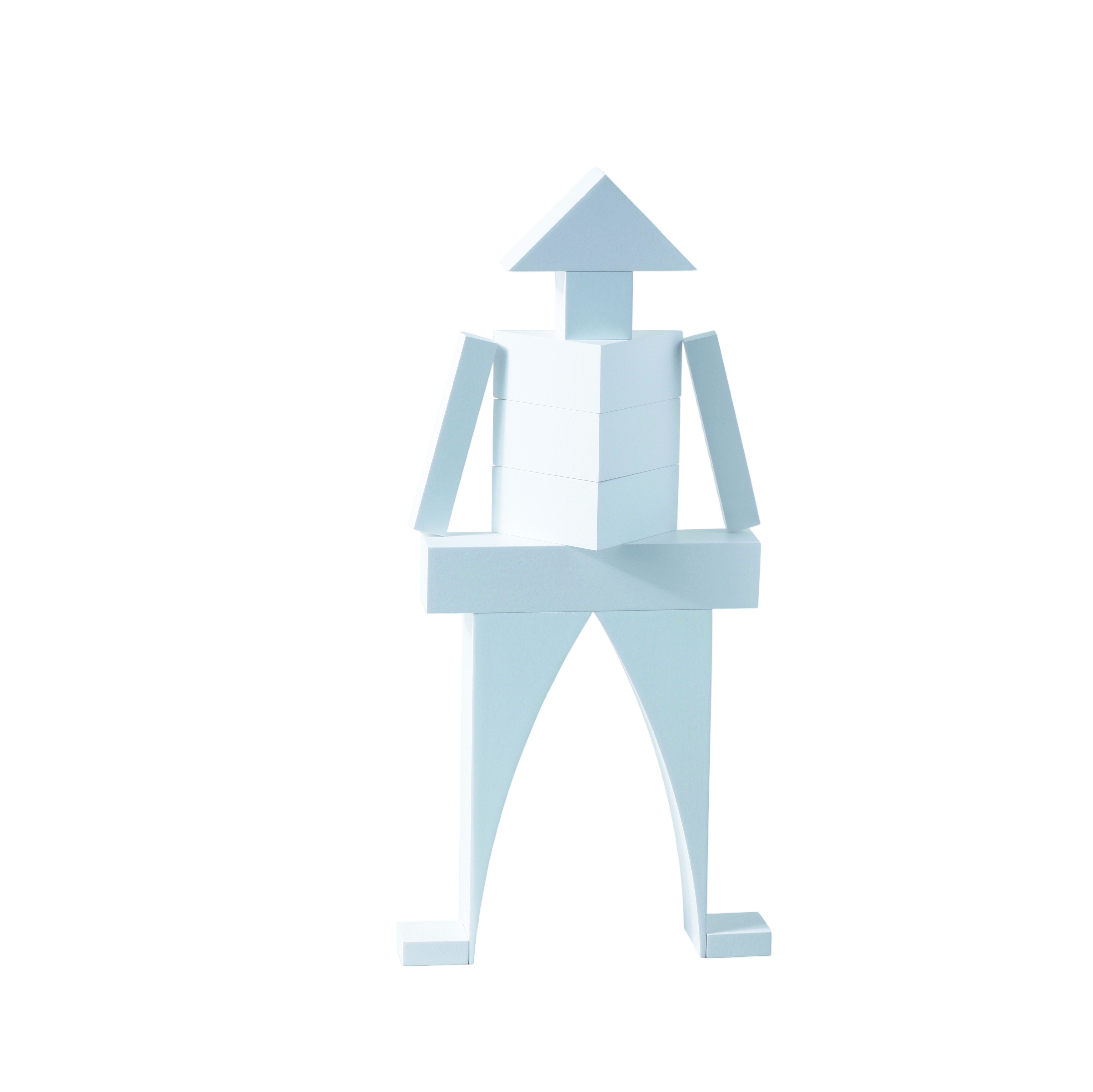 Bauhaus building game white