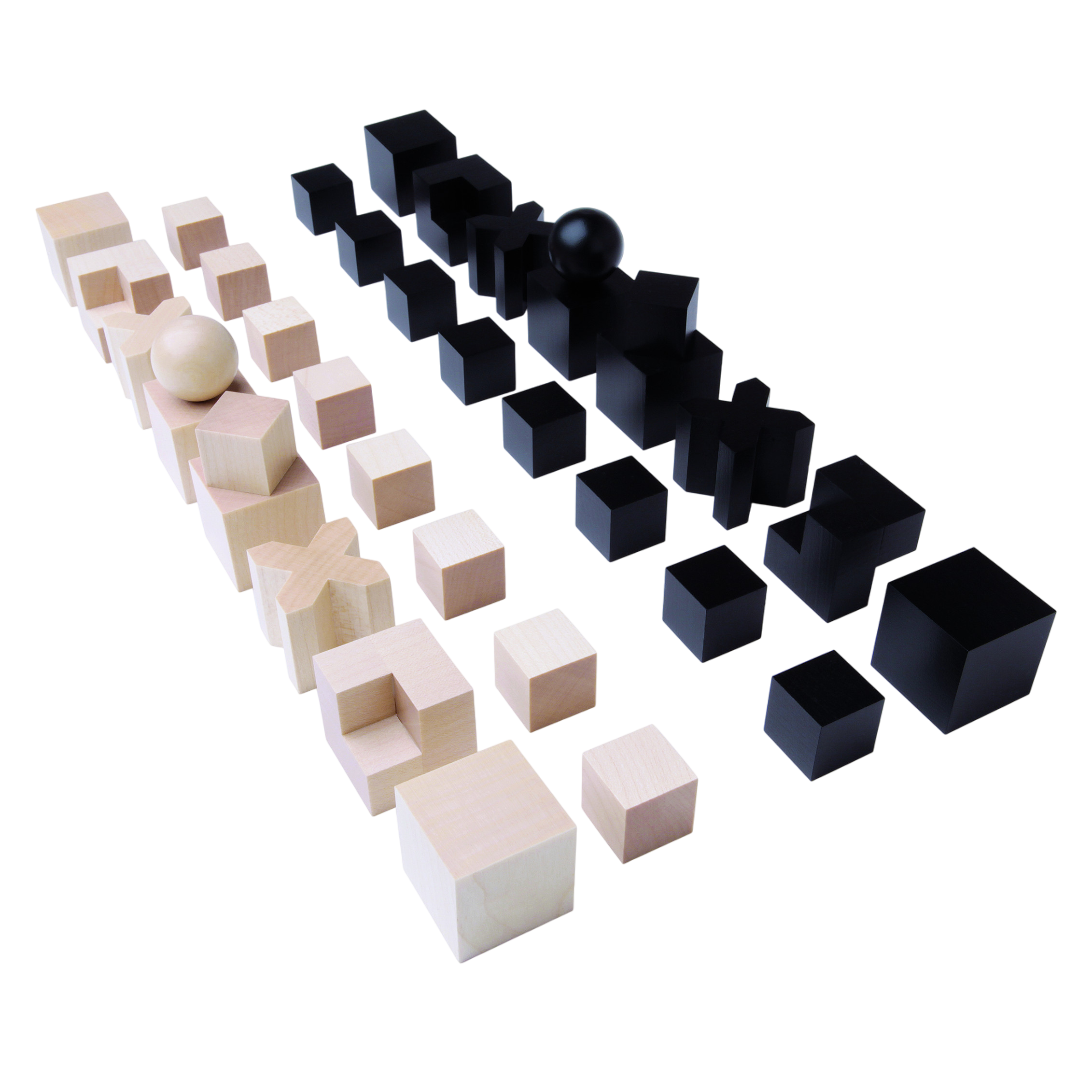 Naef Bauhaus Schachfiguren Holz Josef Hartwig