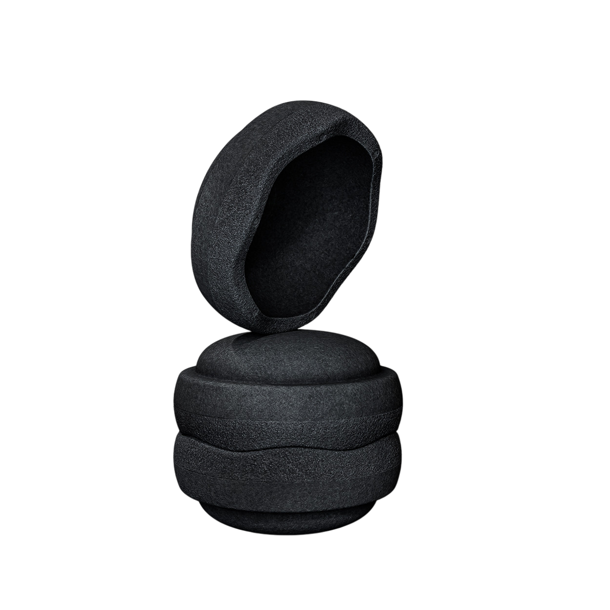 Pierre à empiler noire