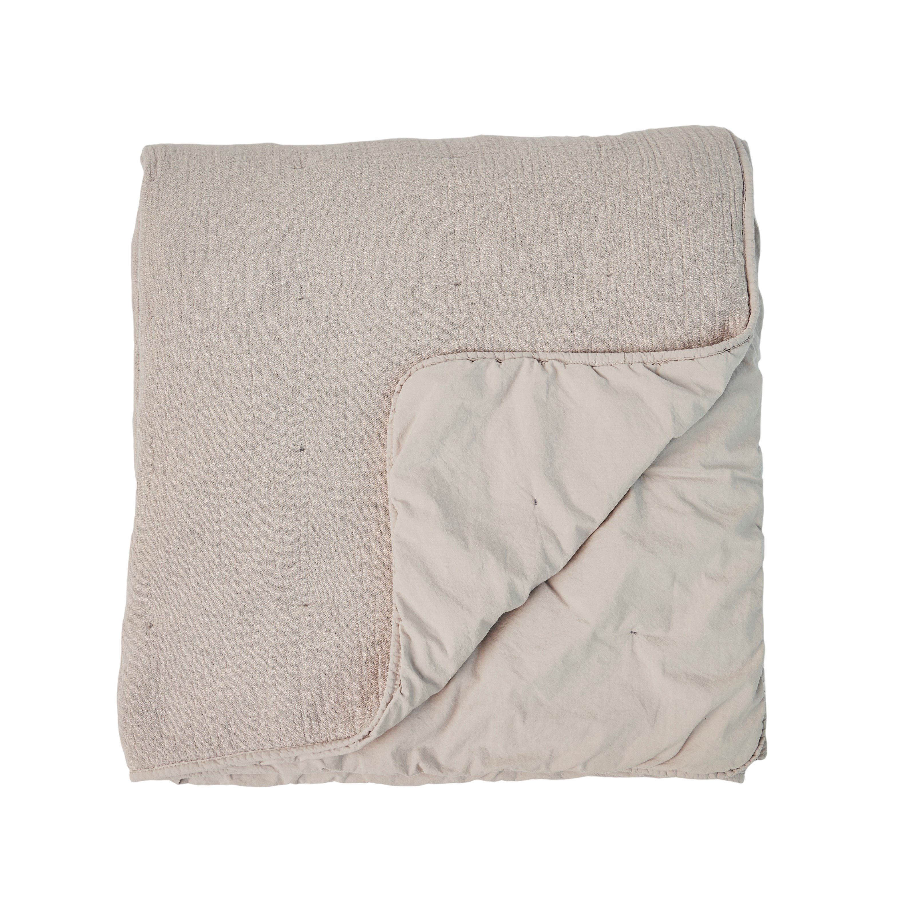 NORA Decke taupe, Quilt 150x200 cm