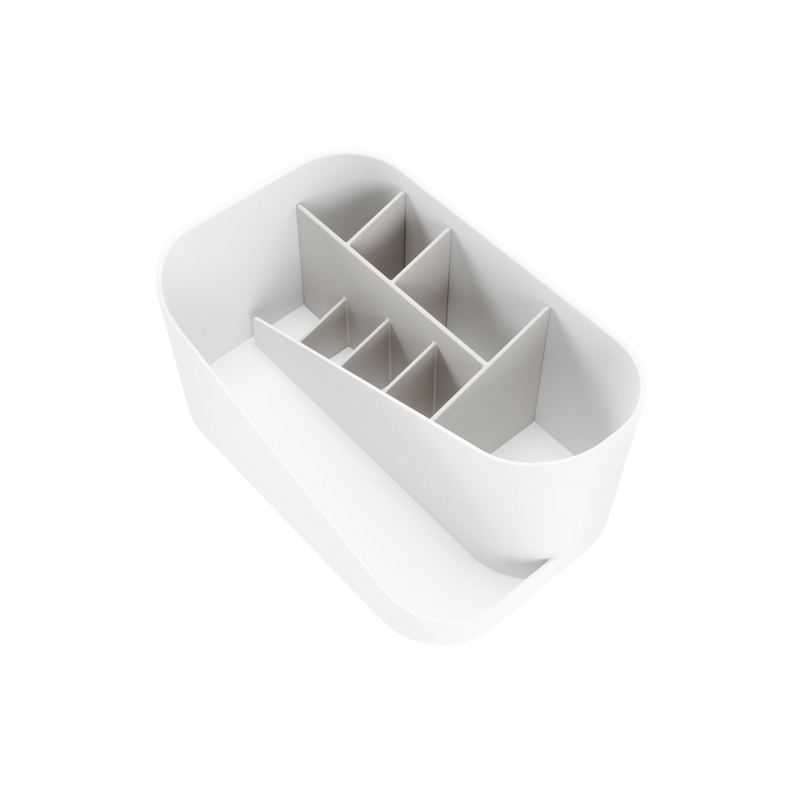 Porte-ustensiles de bain Glam, blanc