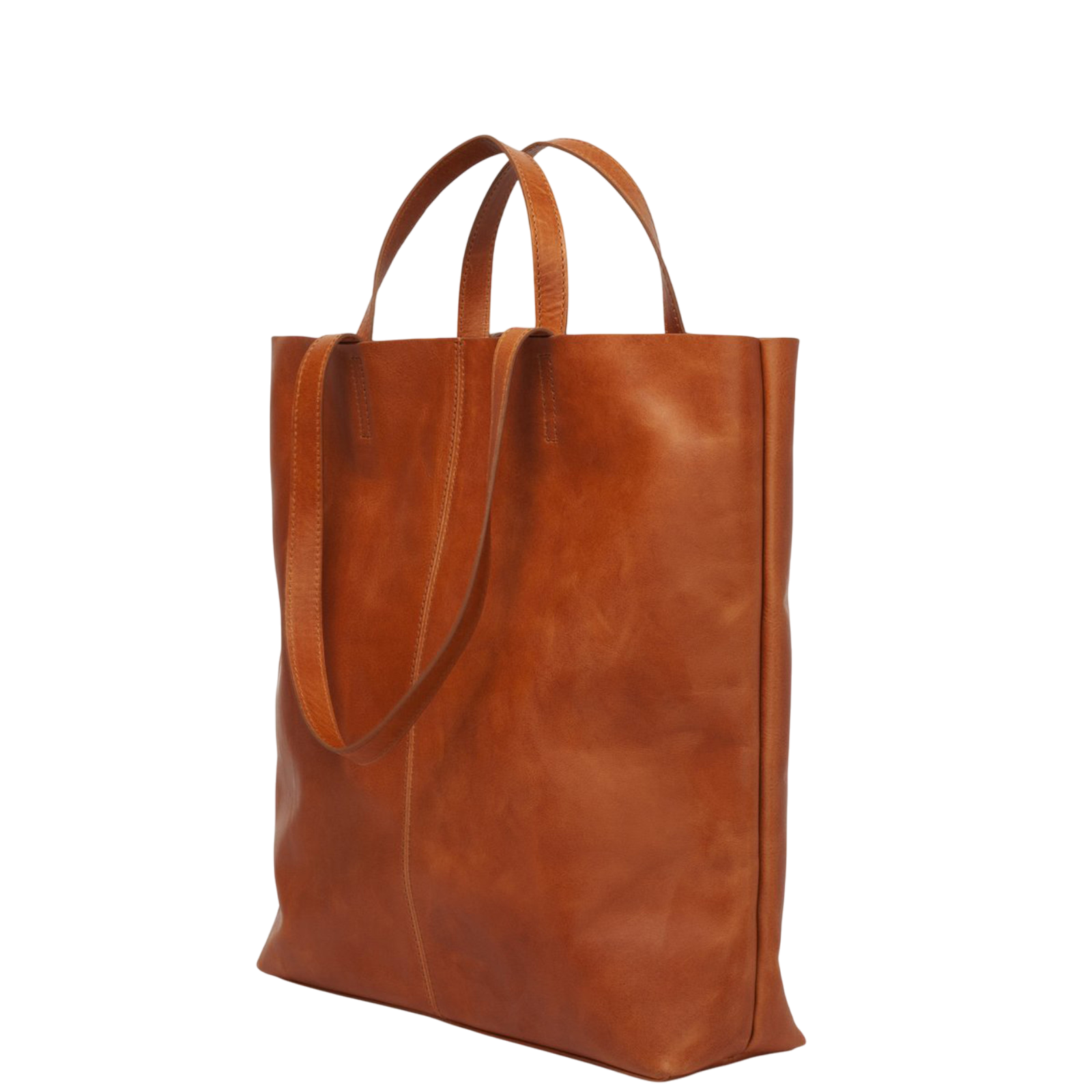 Straps Tote Bag Brown
