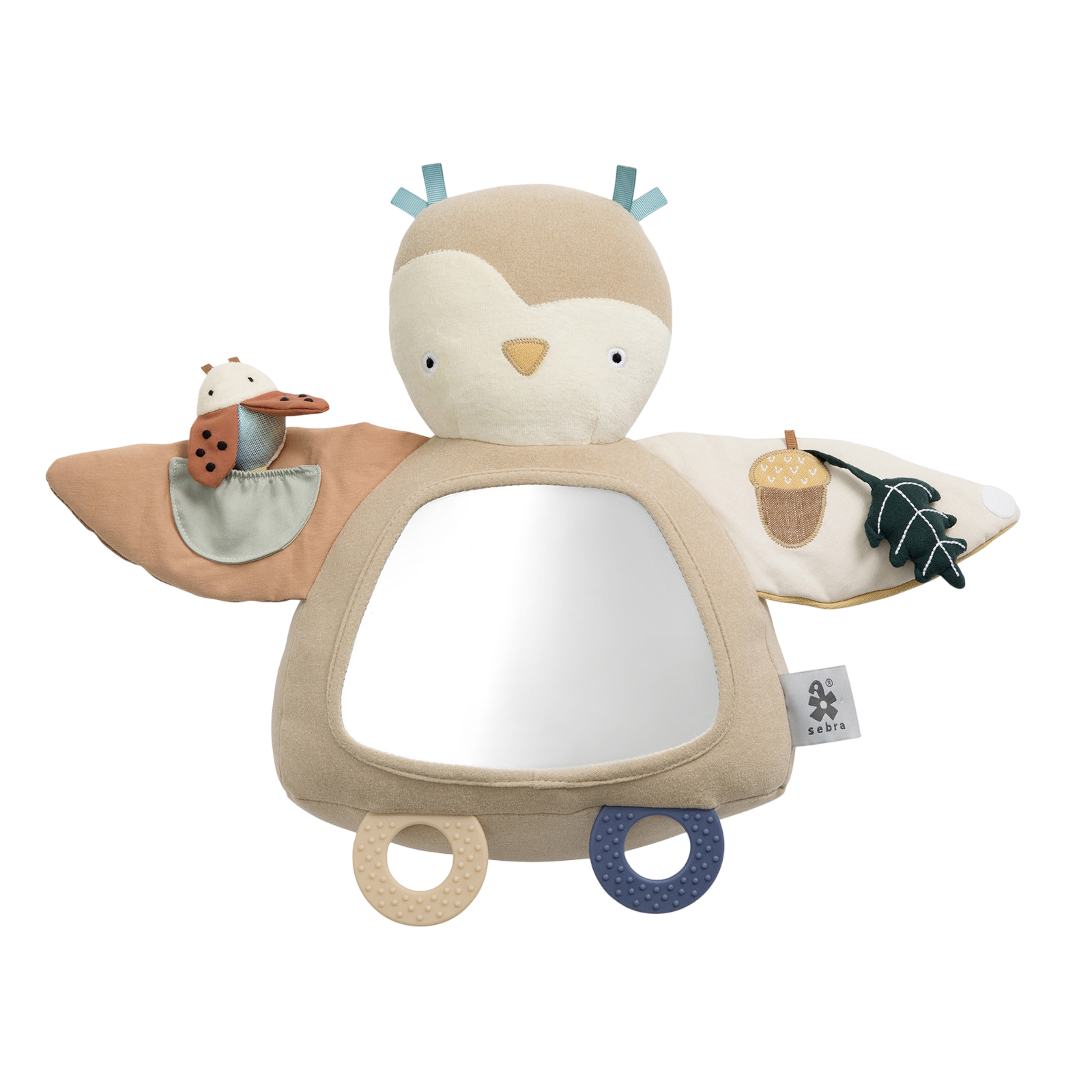 Baby Aktivitätsspielzeug, Blinky die Eule, maple beige