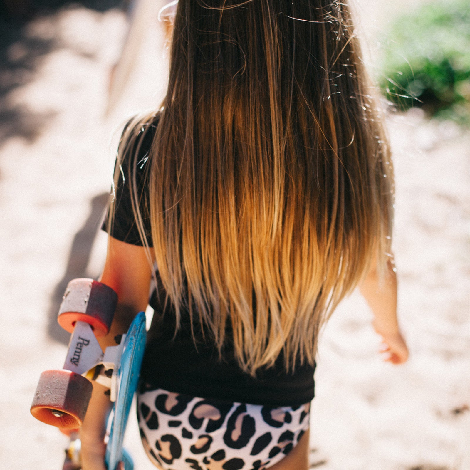 Culotte de bikini UVP 50+ Leopard Shark Ivory