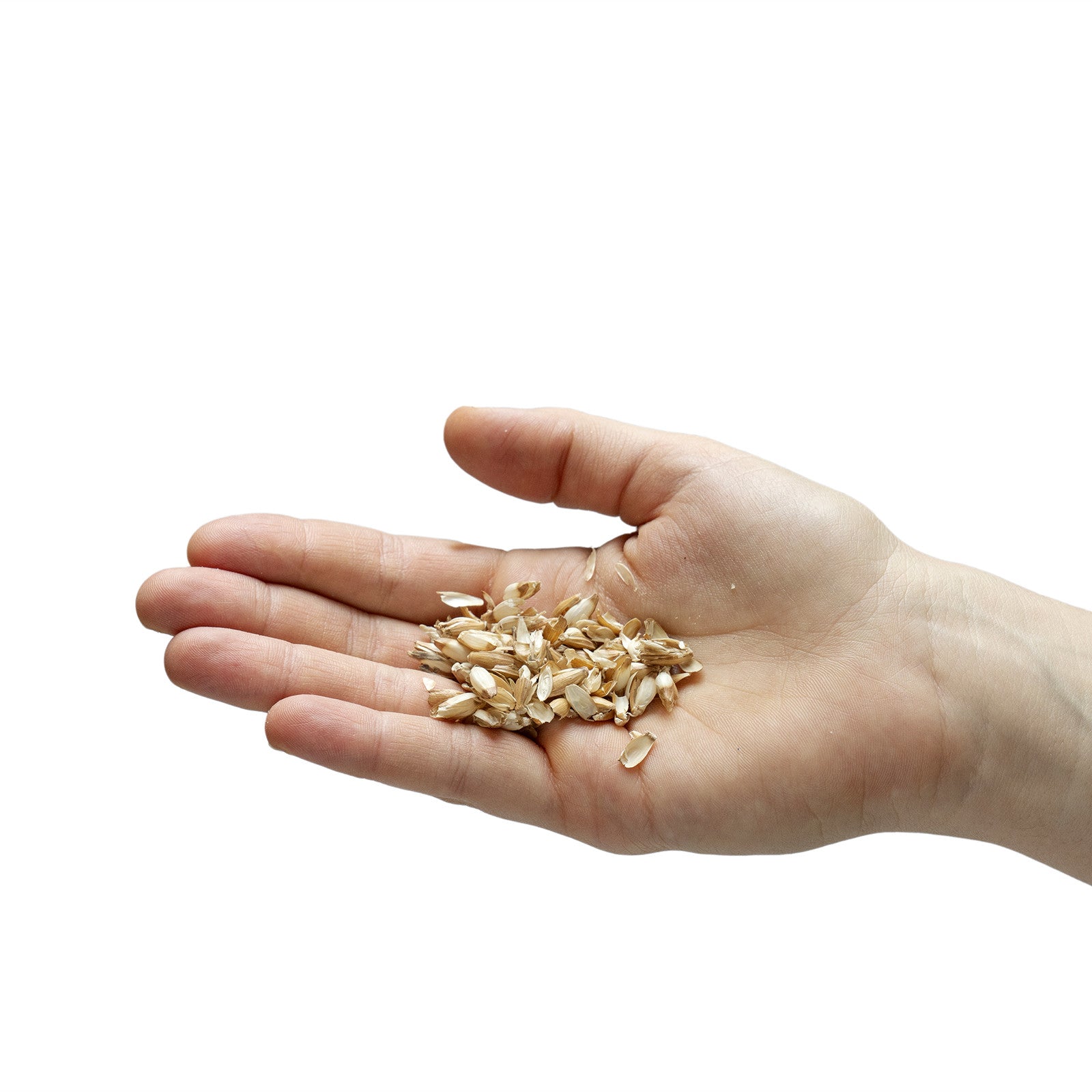 Swiss stone pine spelt cushion with amethyst & rock crystal