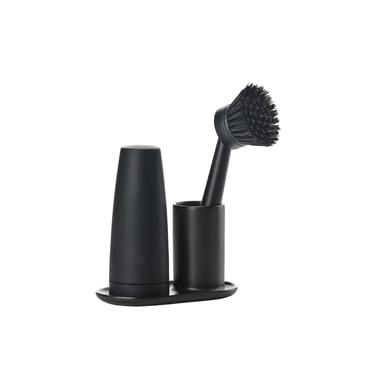 Sink trough butler set Singles set of 3, black