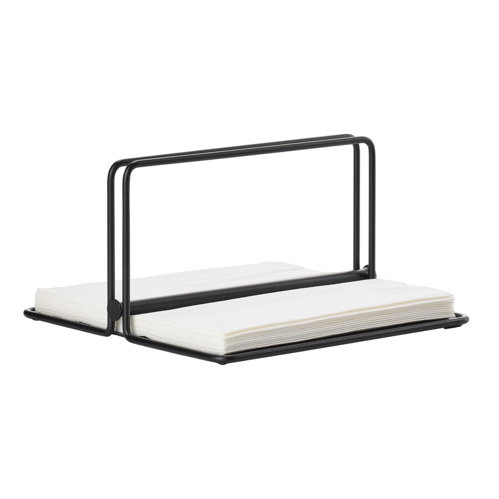 Napkin holder Singles, black