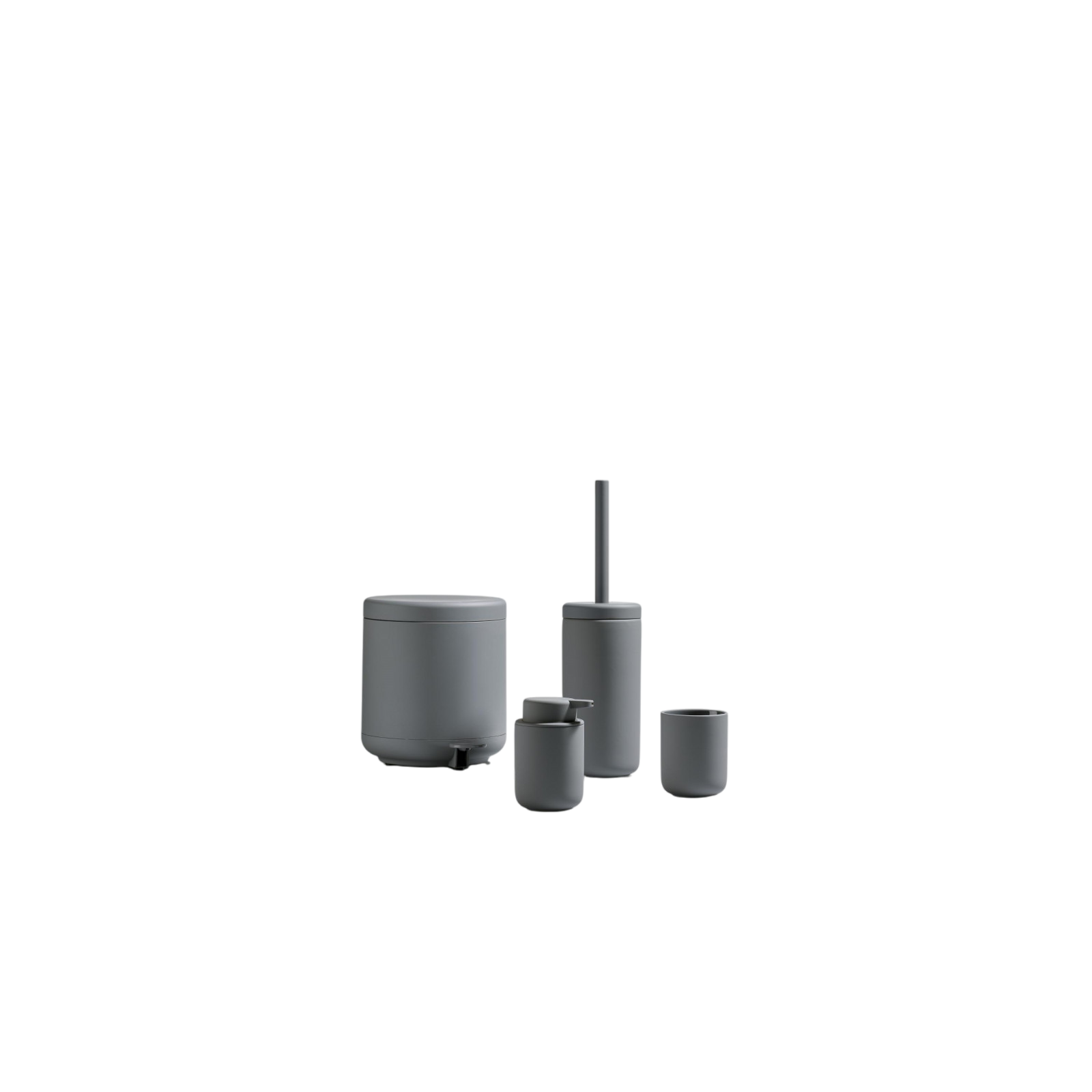 Poubelle à pédale Ume 4 l, Gris