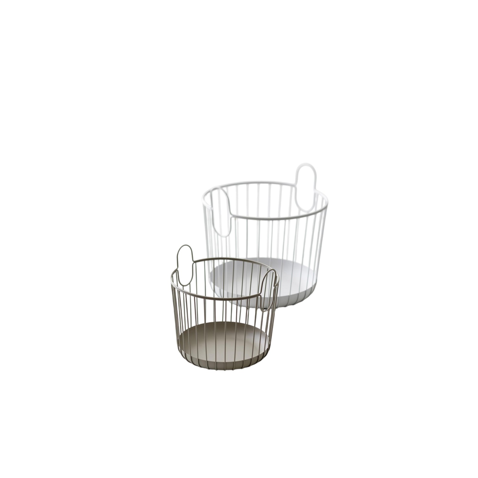 Storage basket INU Ø 30 cm, gray