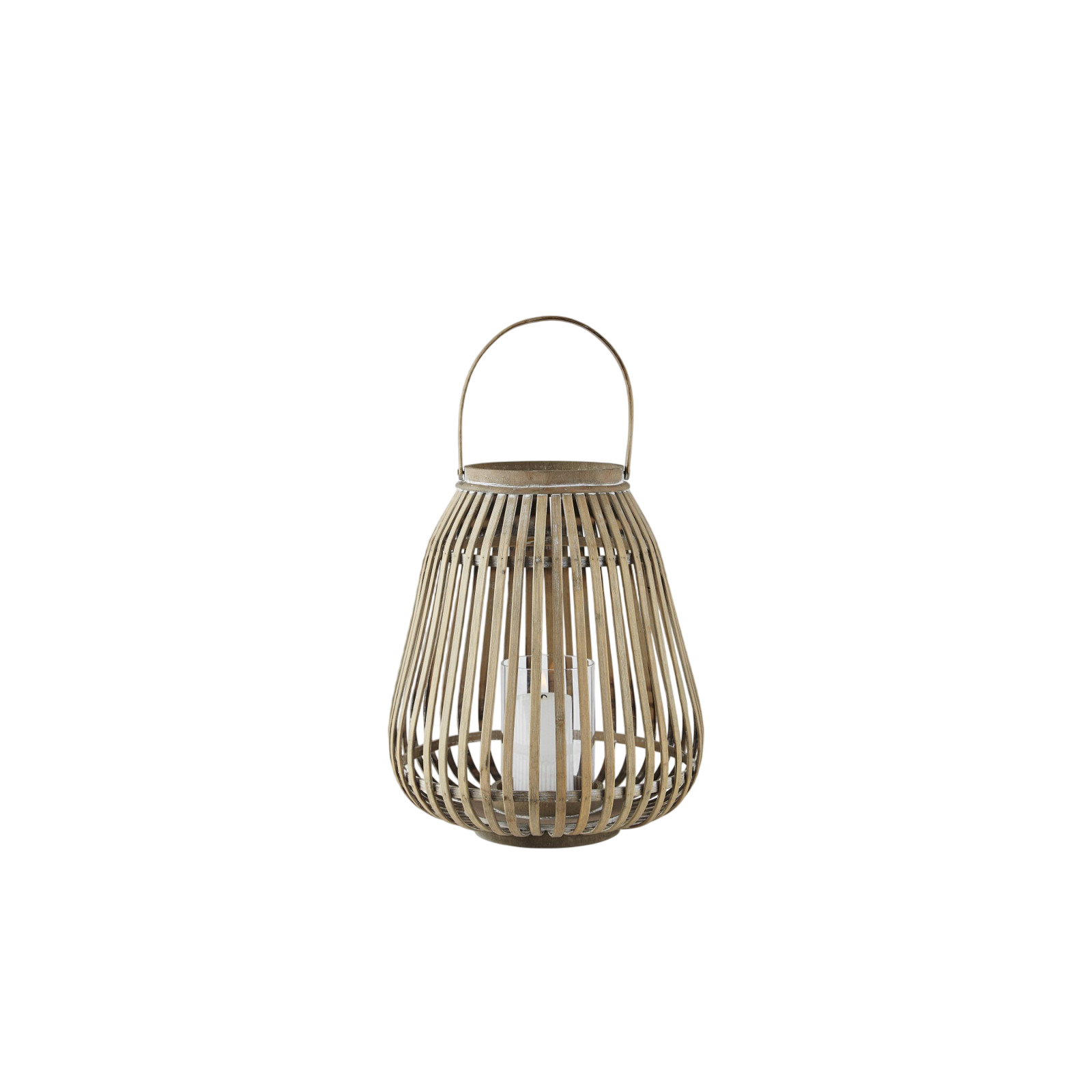 Lantern 29 x 35 cm, brown