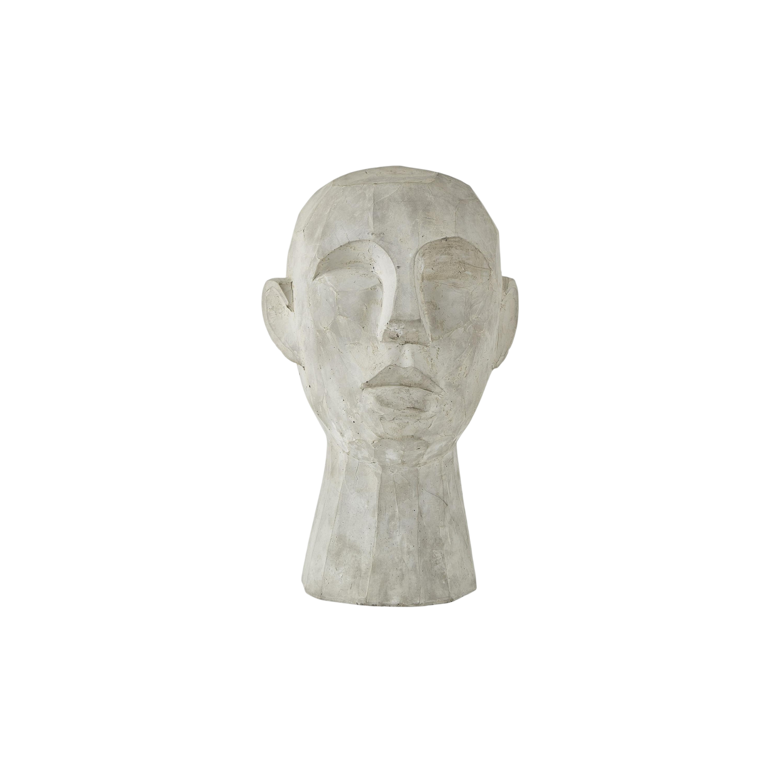 Sculpture head, white