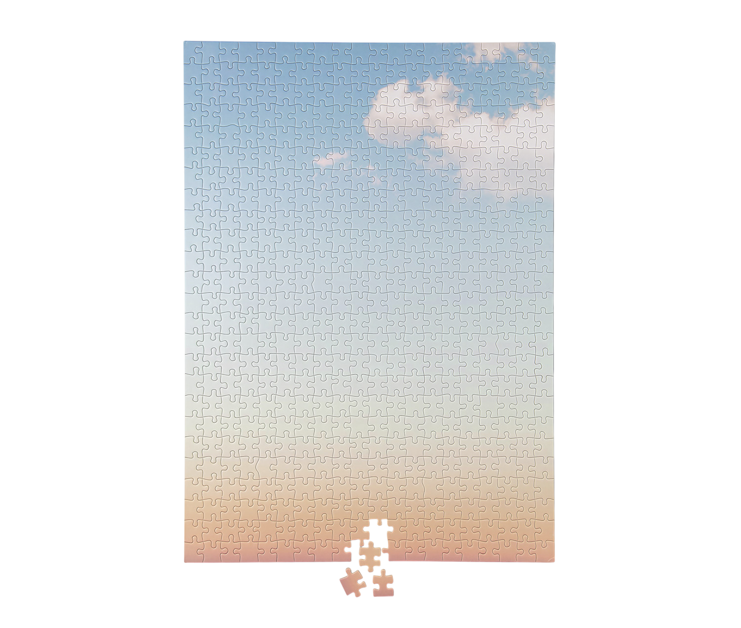 Puzzle Dawn hellblau