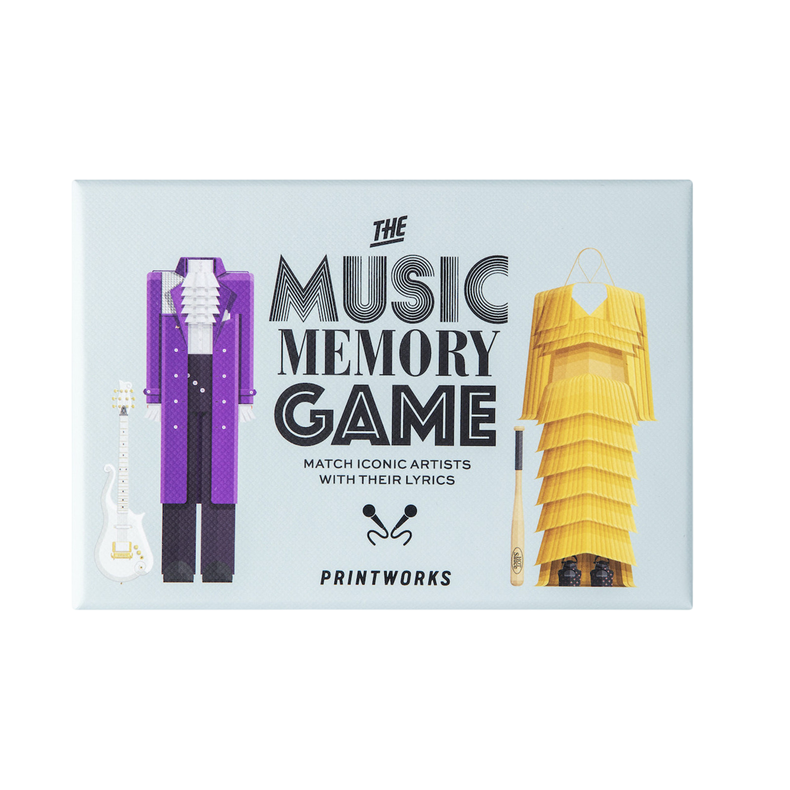 Music memory game light blue