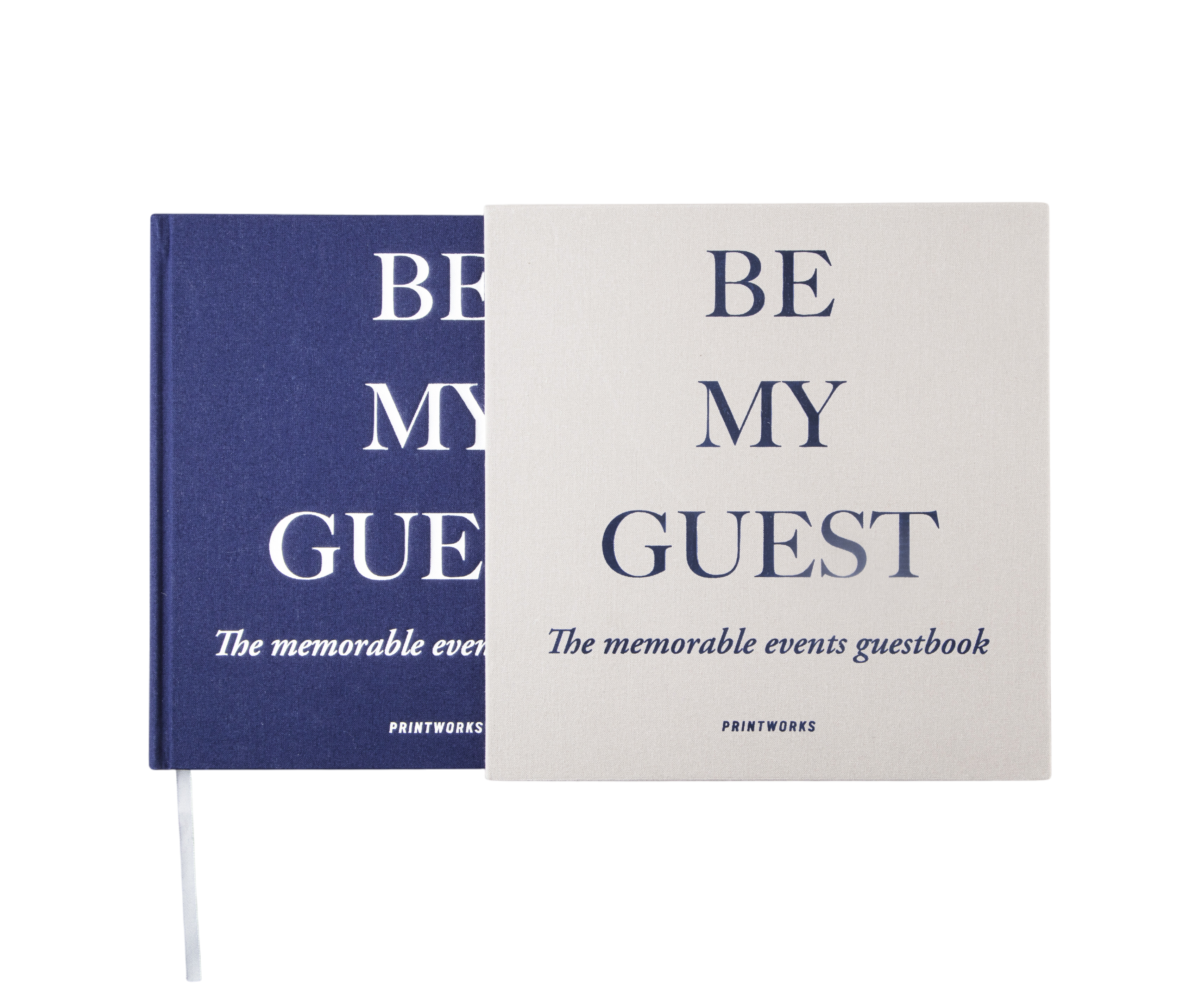 Book Guestbook Grey, Navy