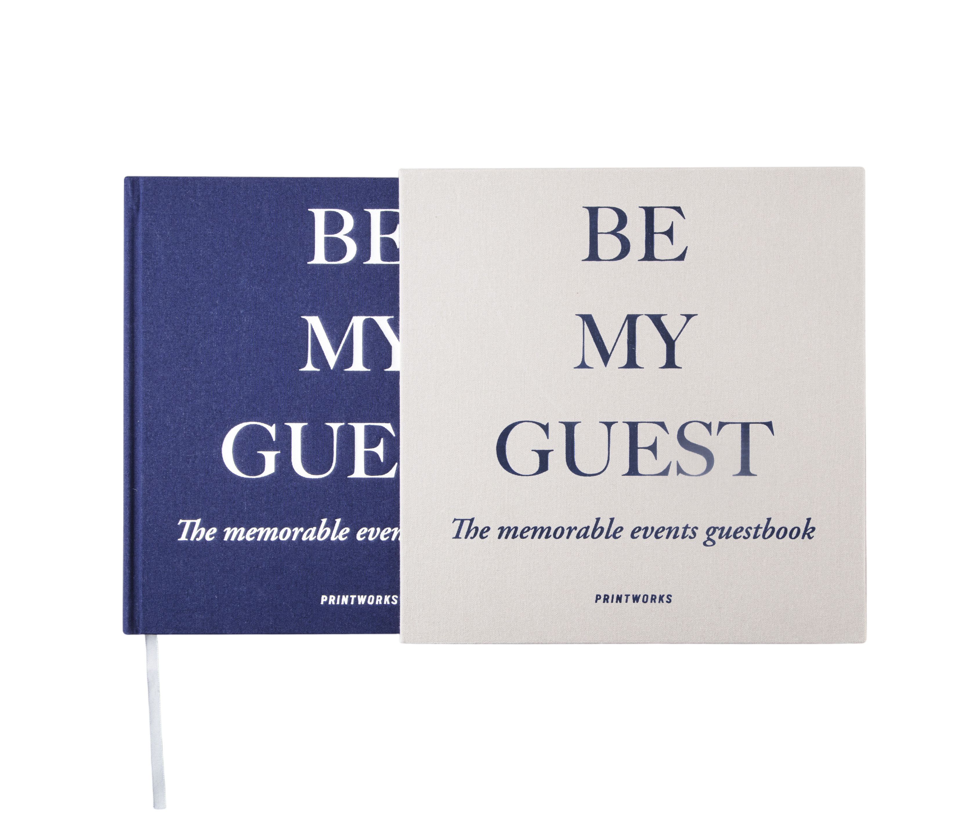 Book Guestbook Grey, Navy